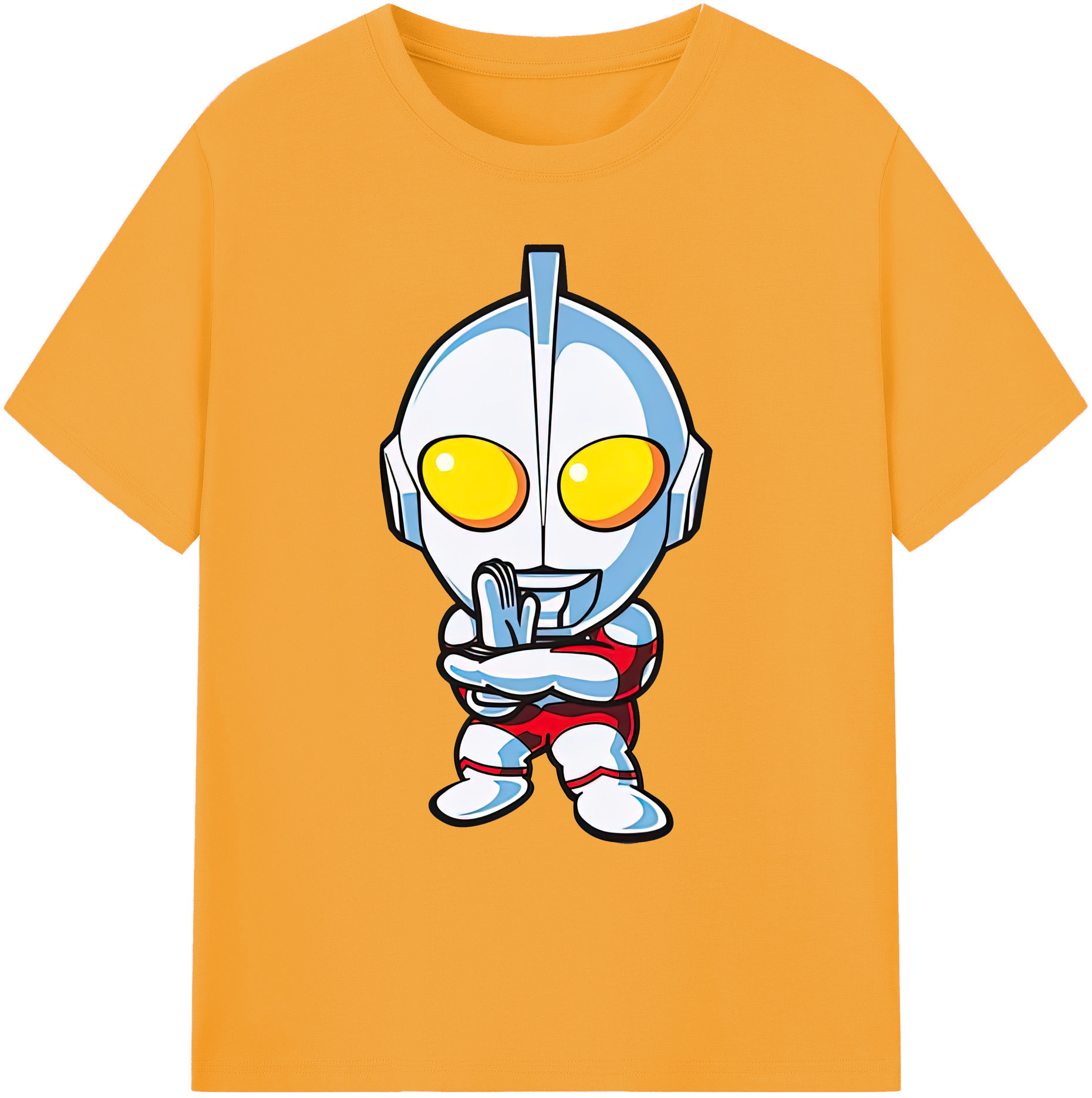 （画像用） ウルトラマン Ultraman 綿100％ メンズ半袖Tシャツ｜肌触りやわらか＆通気性