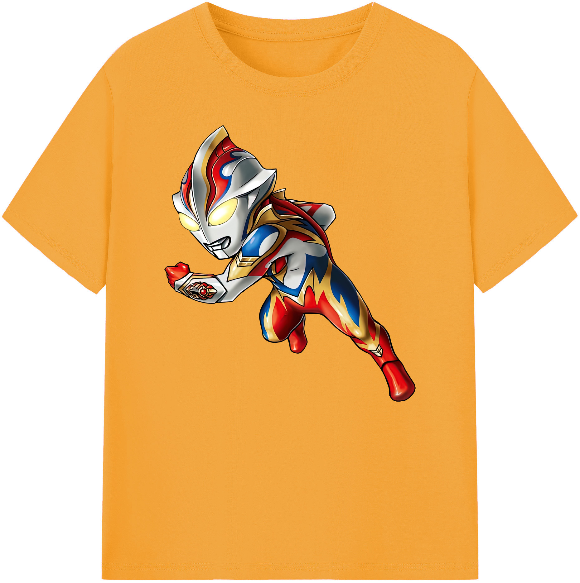 （画像用） ウルトラマン Ultraman 綿100％ メンズ半袖Tシャツ｜肌触りやわらか＆通気性