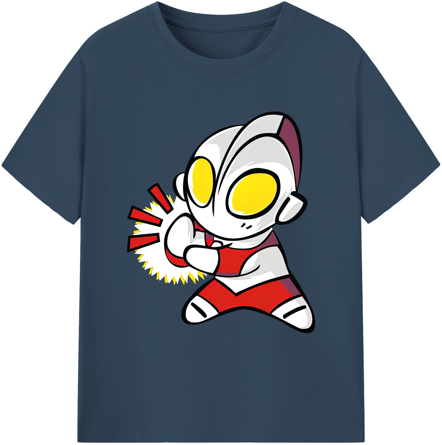 （画像用） ウルトラマン Ultraman 綿100％ メンズ半袖Tシャツ｜肌触りやわらか＆通気性