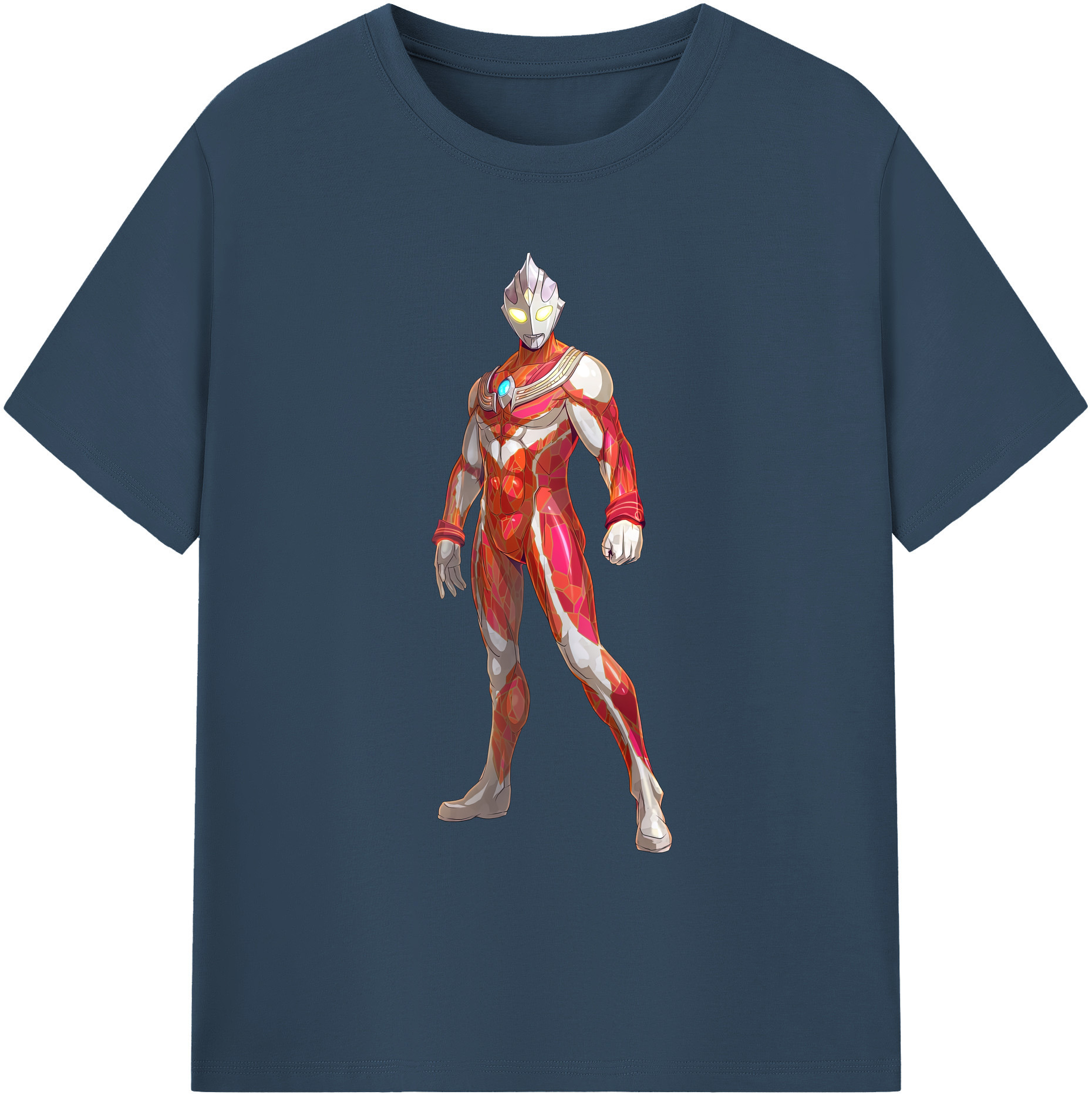 （画像用） ウルトラマン Ultraman 綿100％ メンズ半袖Tシャツ｜肌触りやわらか＆通気性