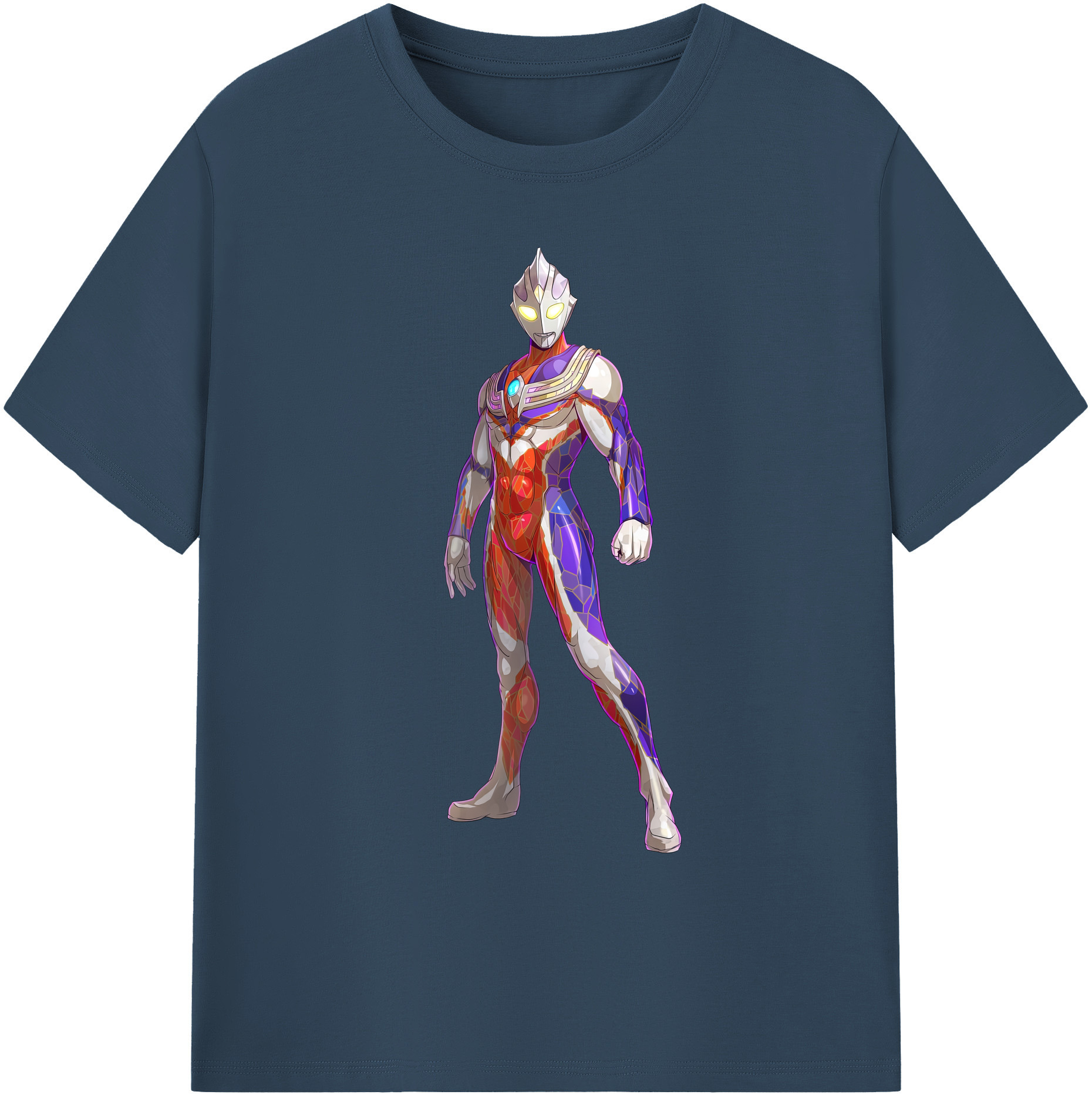 （画像用） ウルトラマン Ultraman 綿100％ メンズ半袖Tシャツ｜肌触りやわらか＆通気性
