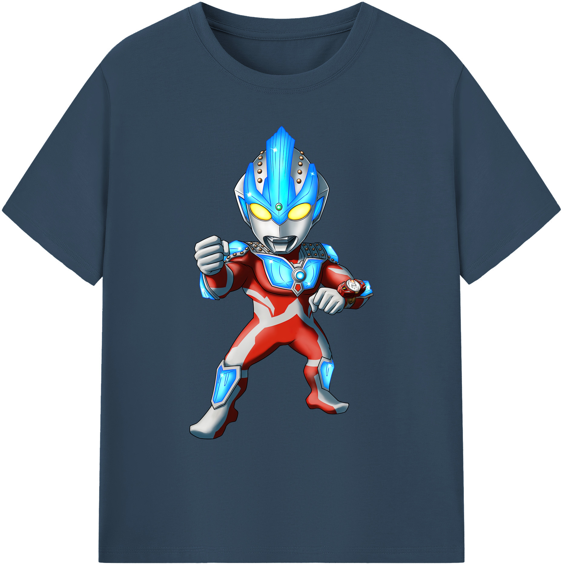 （画像用） ウルトラマン Ultraman 綿100％ メンズ半袖Tシャツ｜肌触りやわらか＆通気性
