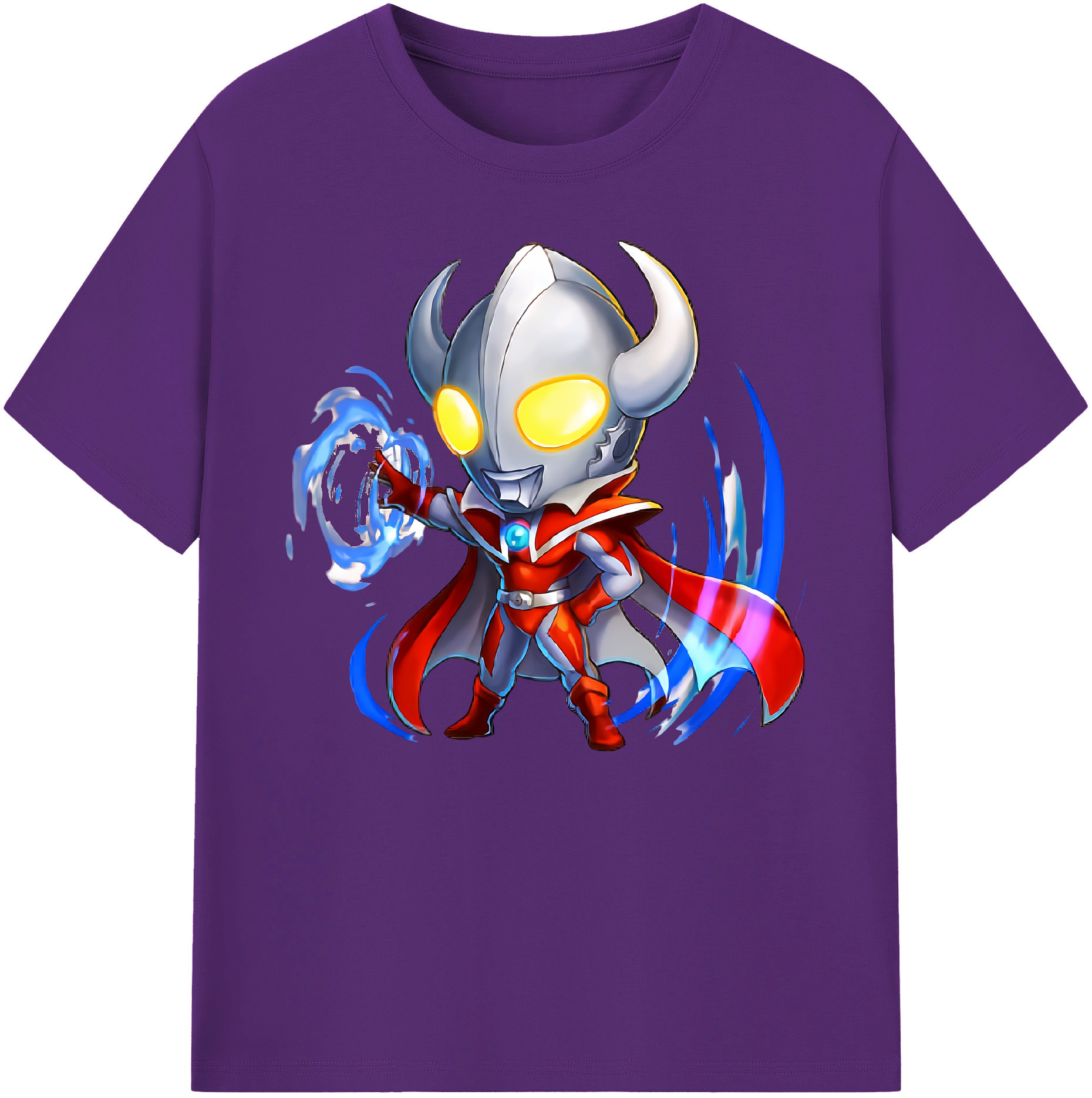 （画像用） ウルトラマン Ultraman 綿100％ メンズ半袖Tシャツ｜肌触りやわらか＆通気性