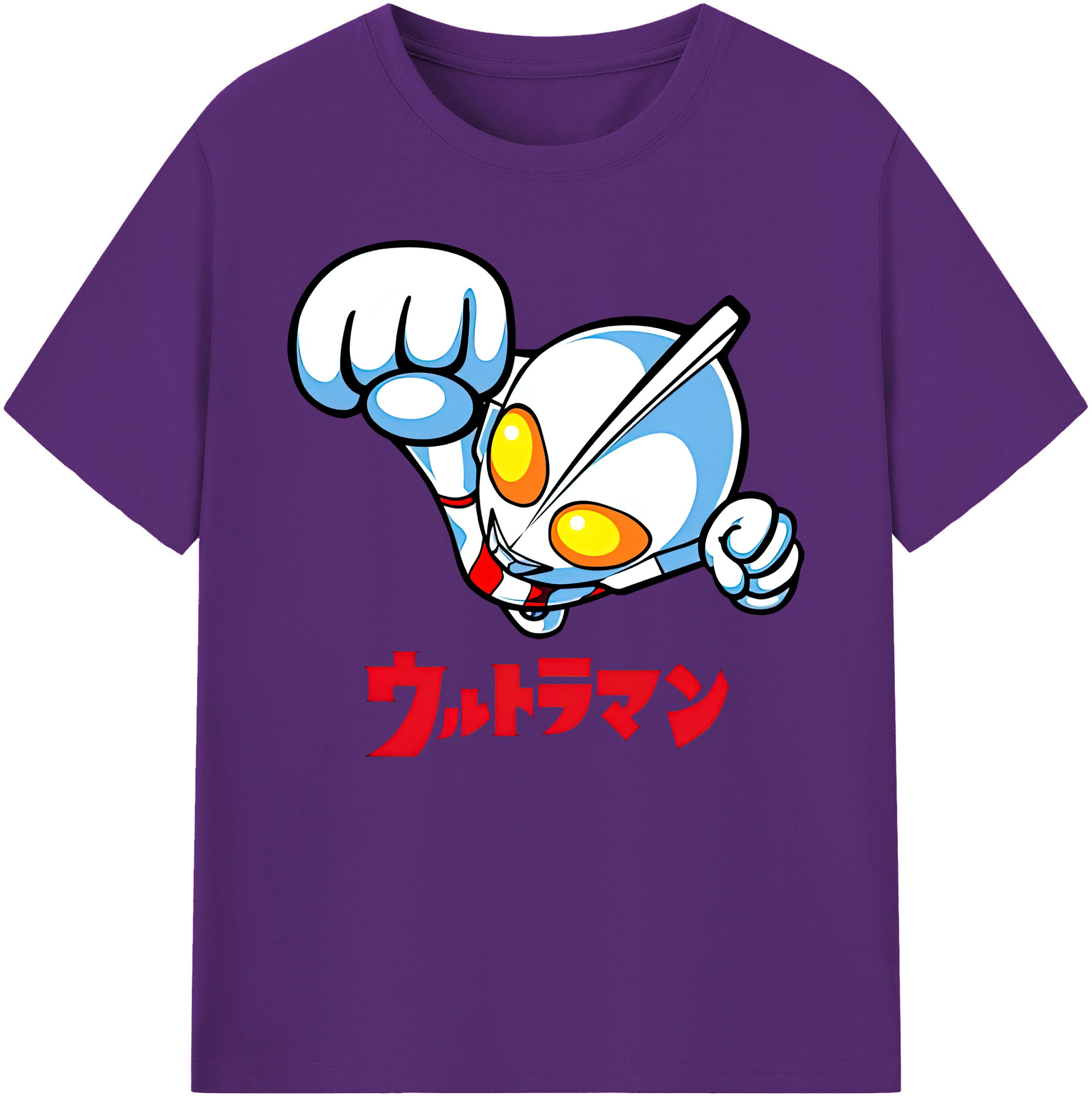 （画像用） ウルトラマン Ultraman 綿100％ メンズ半袖Tシャツ｜肌触りやわらか＆通気性