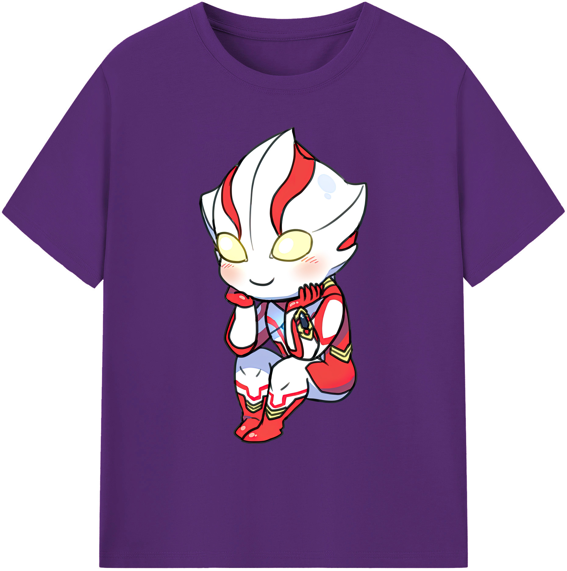 （画像用） ウルトラマン Ultraman 綿100％ メンズ半袖Tシャツ｜肌触りやわらか＆通気性