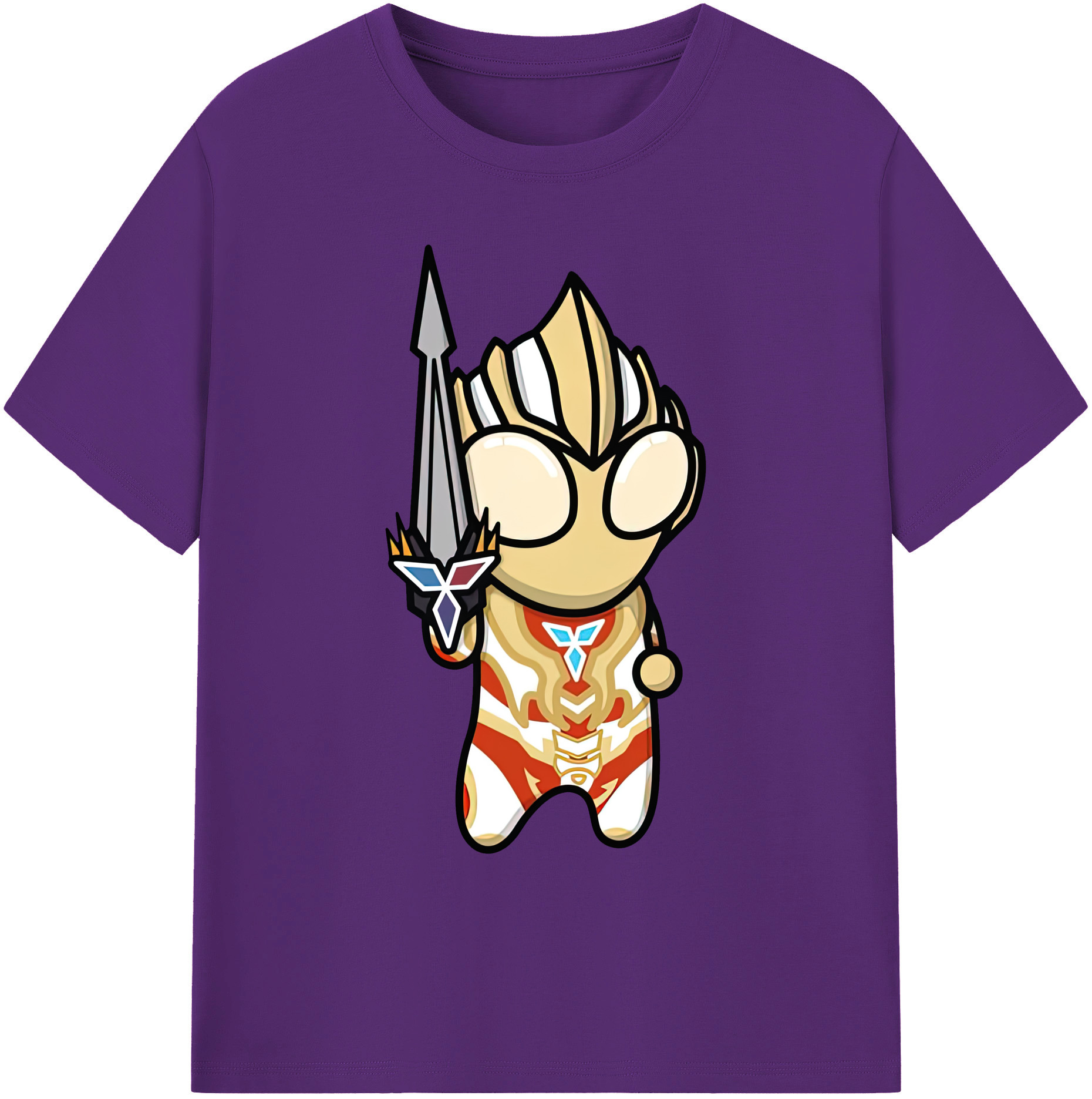 （画像用） ウルトラマン Ultraman 綿100％ メンズ半袖Tシャツ｜肌触りやわらか＆通気性