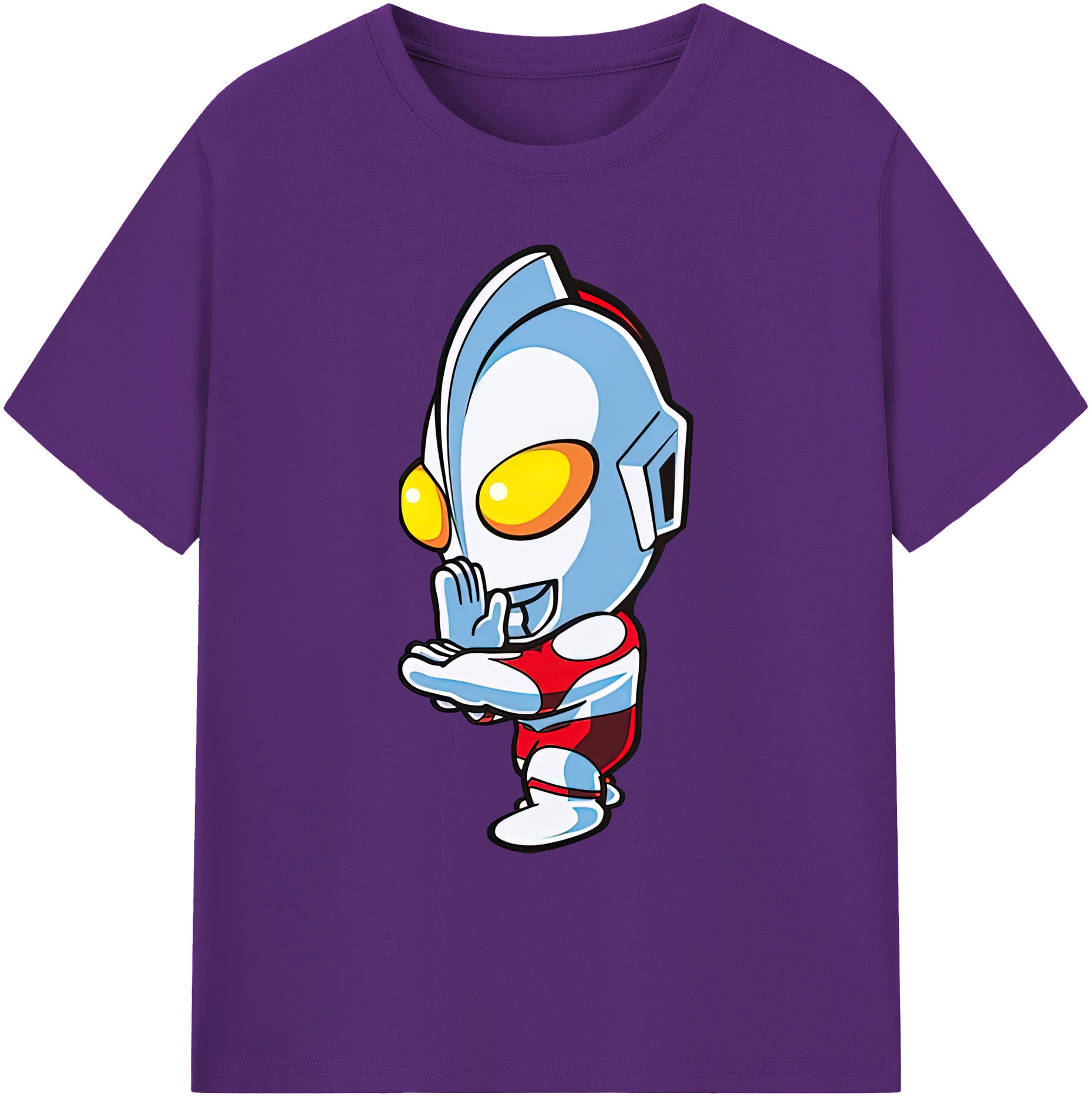 （画像用） ウルトラマン Ultraman 綿100％ メンズ半袖Tシャツ｜肌触りやわらか＆通気性