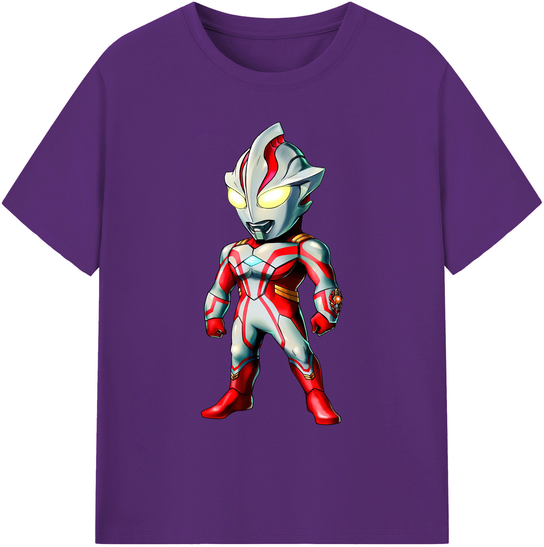 （画像用） ウルトラマン Ultraman 綿100％ メンズ半袖Tシャツ｜肌触りやわらか＆通気性