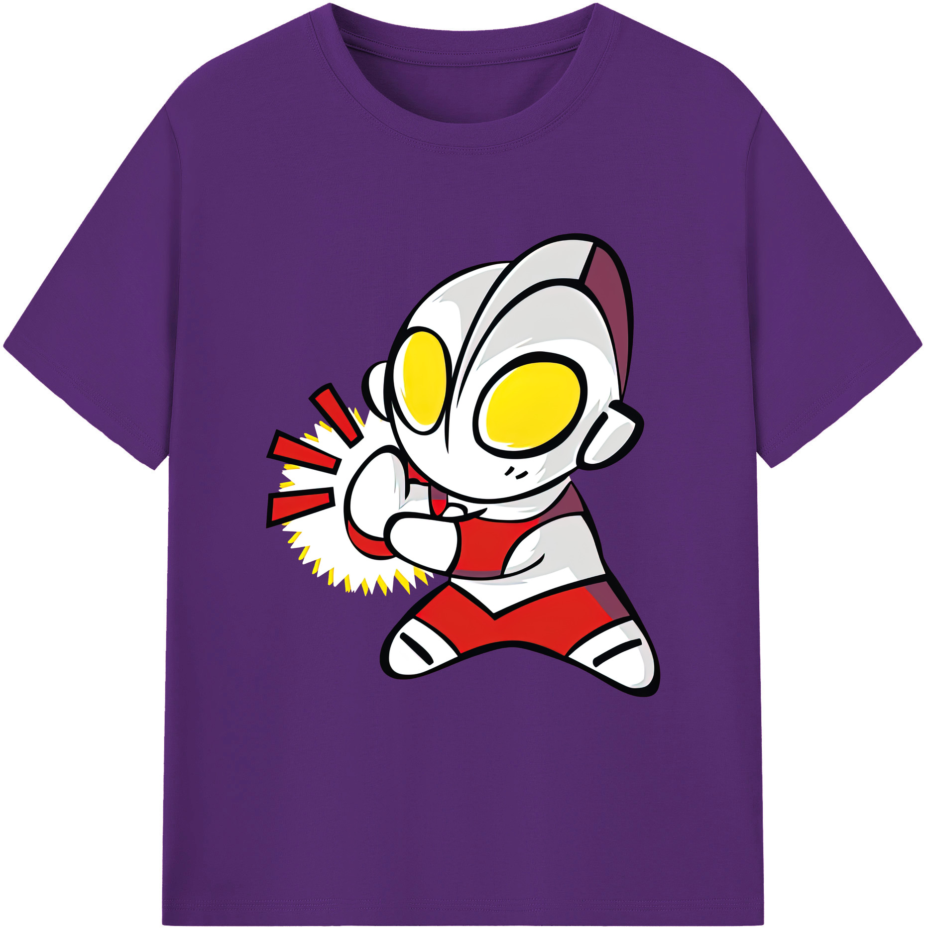 （画像用） ウルトラマン Ultraman 綿100％ メンズ半袖Tシャツ｜肌触りやわらか＆通気性
