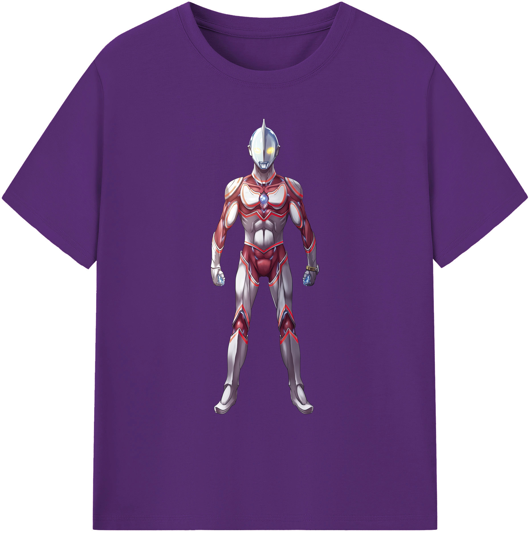 （画像用） ウルトラマン Ultraman 綿100％ メンズ半袖Tシャツ｜肌触りやわらか＆通気性