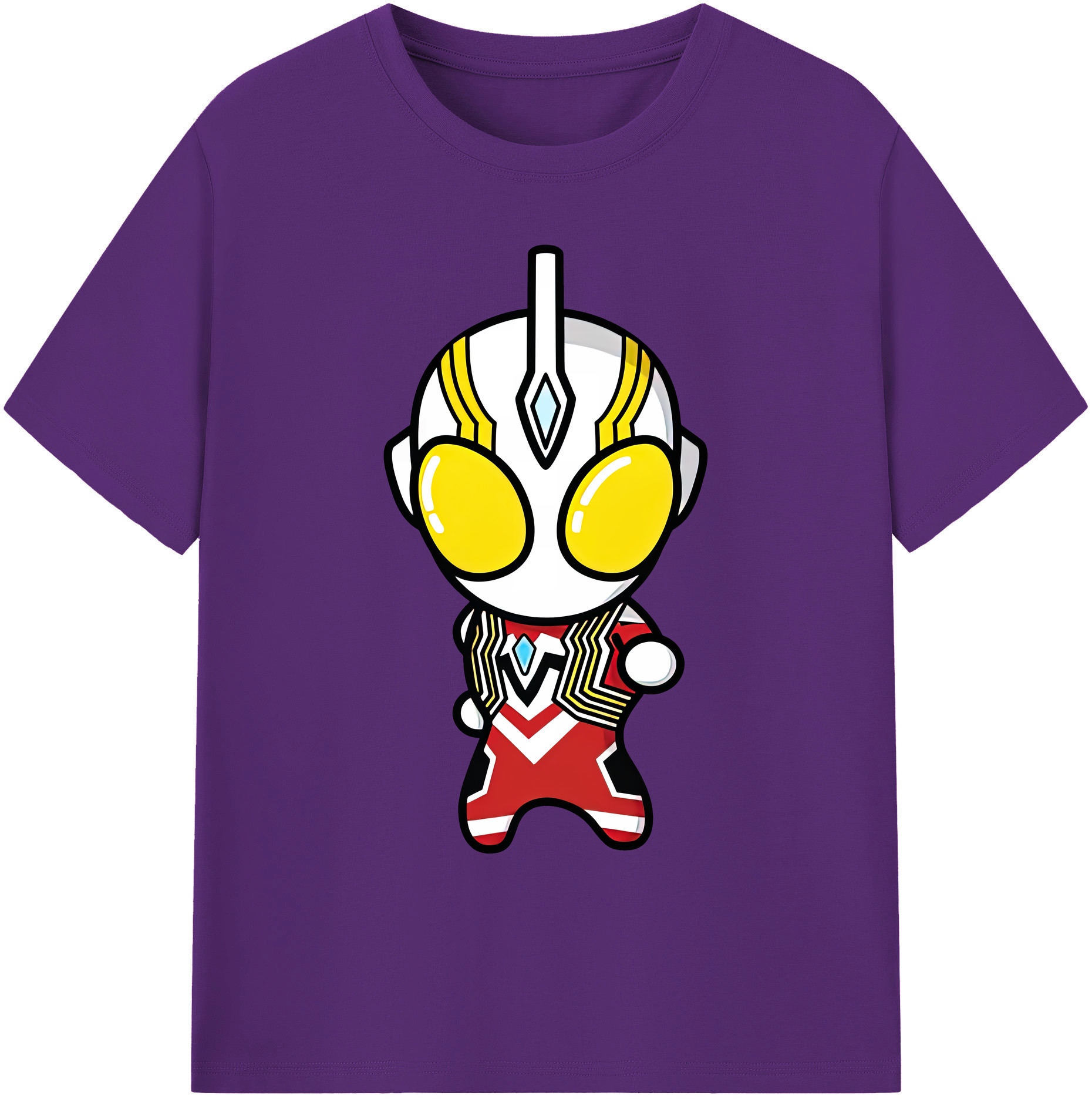 （画像用） ウルトラマン Ultraman 綿100％ メンズ半袖Tシャツ｜肌触りやわらか＆通気性