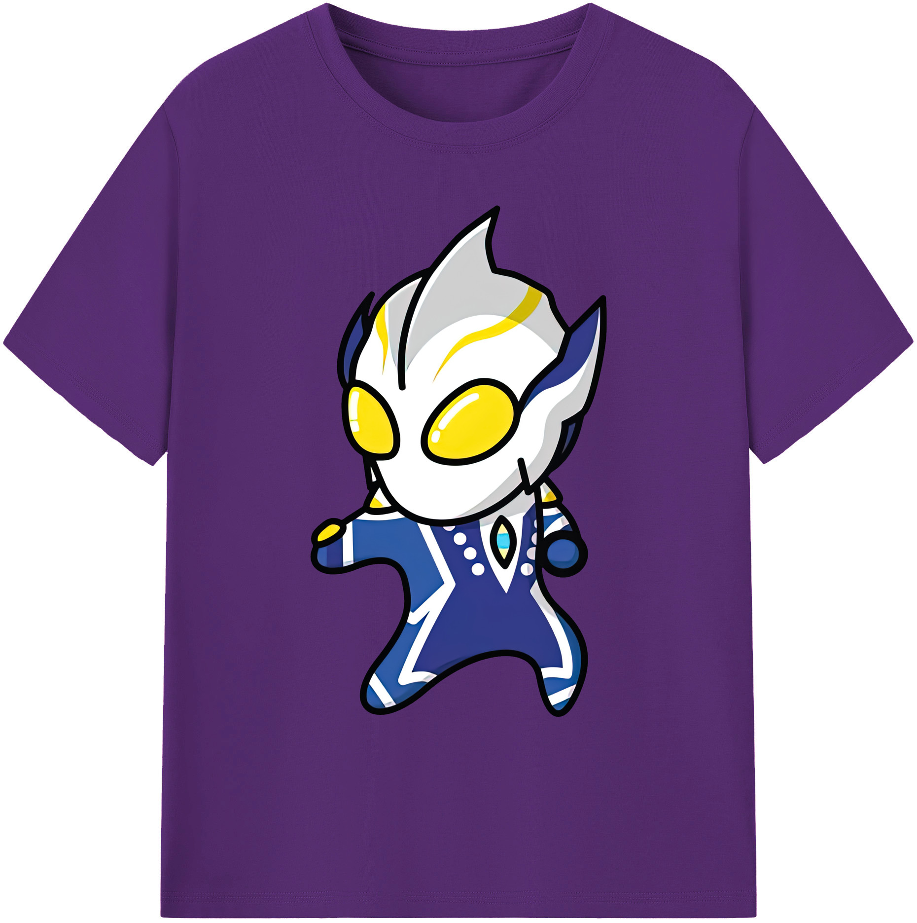 （画像用） ウルトラマン Ultraman 綿100％ メンズ半袖Tシャツ｜肌触りやわらか＆通気性