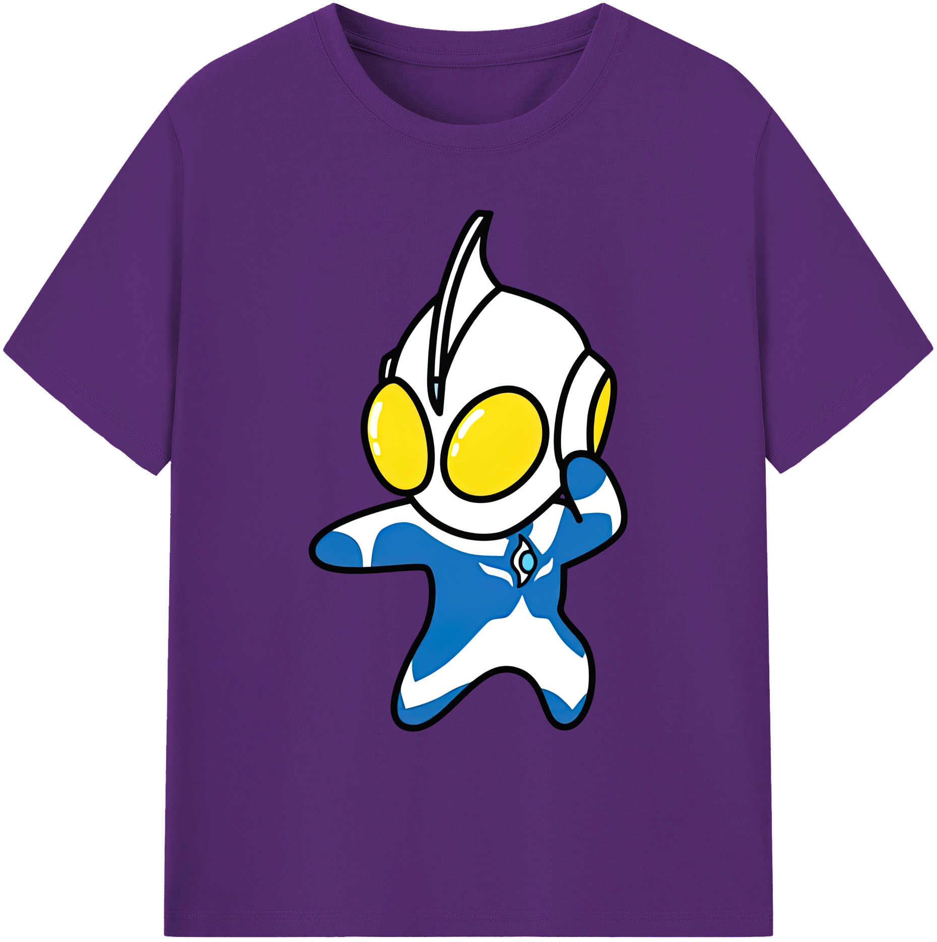 （画像用） ウルトラマン Ultraman 綿100％ メンズ半袖Tシャツ｜肌触りやわらか＆通気性