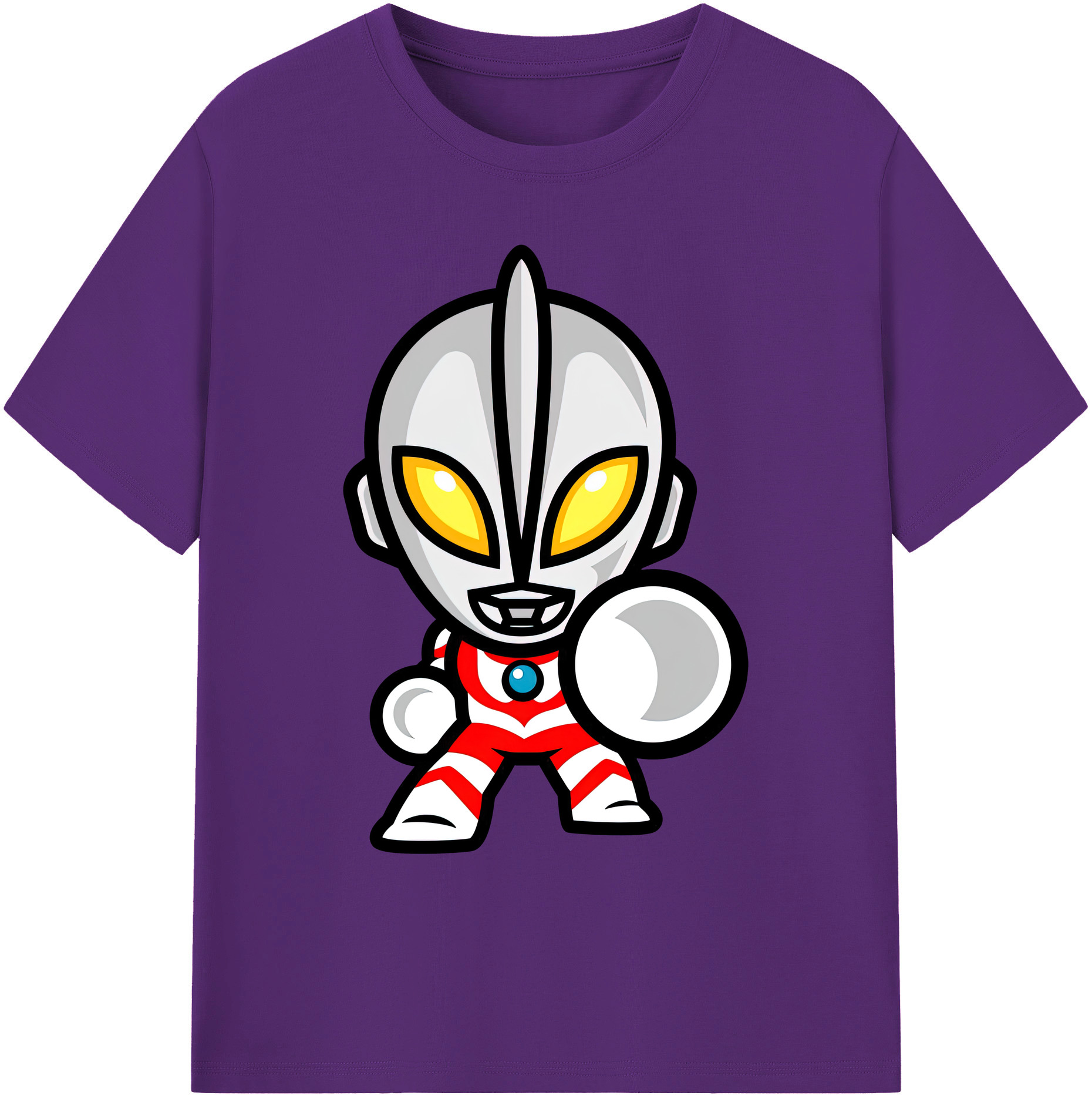 （画像用） ウルトラマン Ultraman 綿100％ メンズ半袖Tシャツ｜肌触りやわらか＆通気性