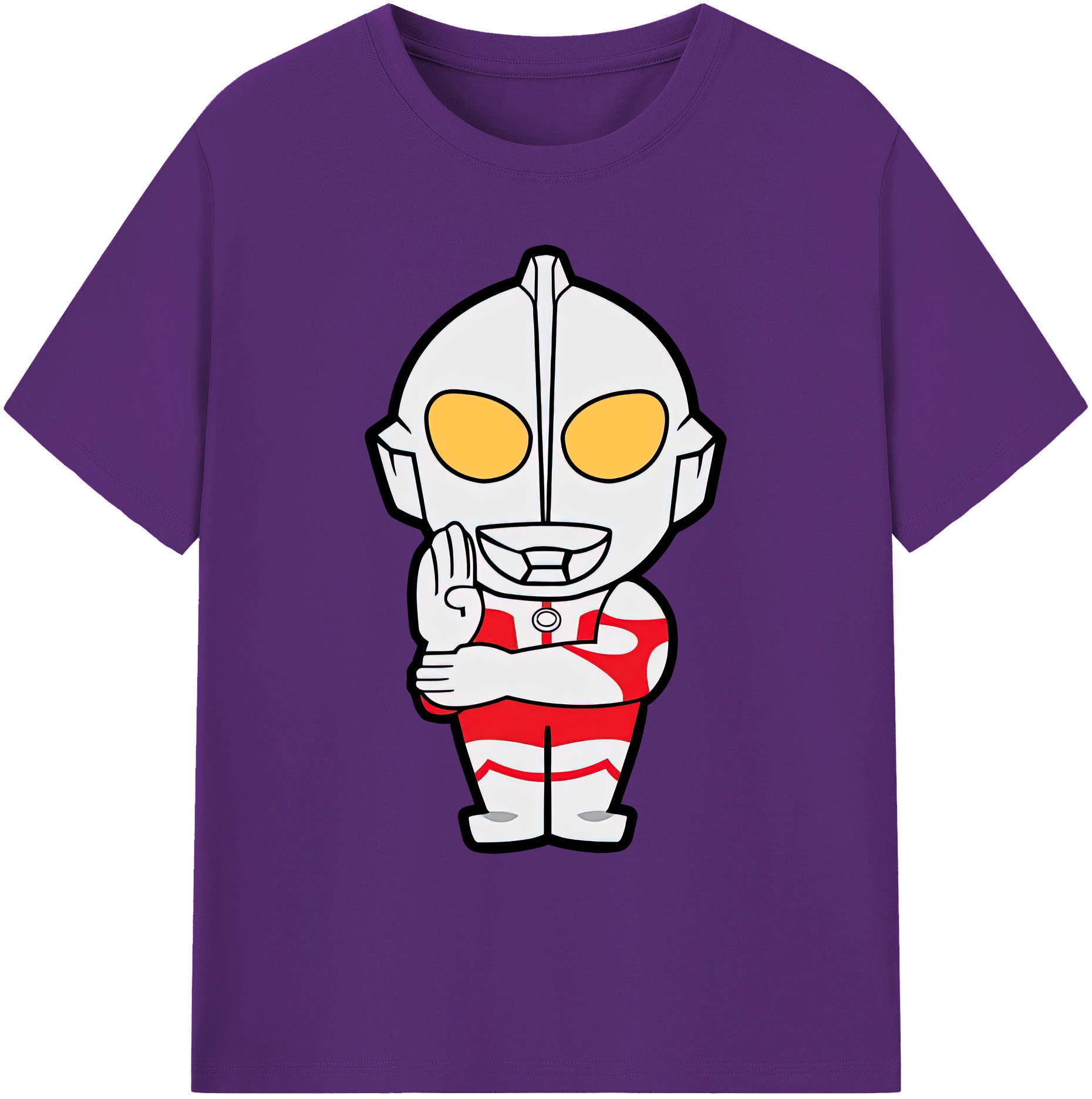 （画像用） ウルトラマン Ultraman 綿100％ メンズ半袖Tシャツ｜肌触りやわらか＆通気性