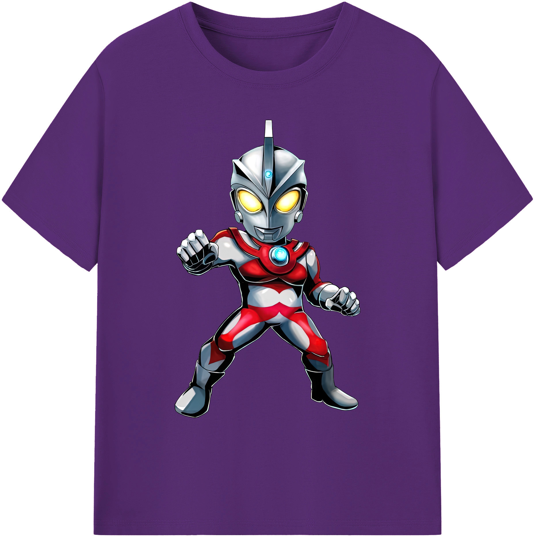 （画像用） ウルトラマン Ultraman 綿100％ メンズ半袖Tシャツ｜肌触りやわらか＆通気性