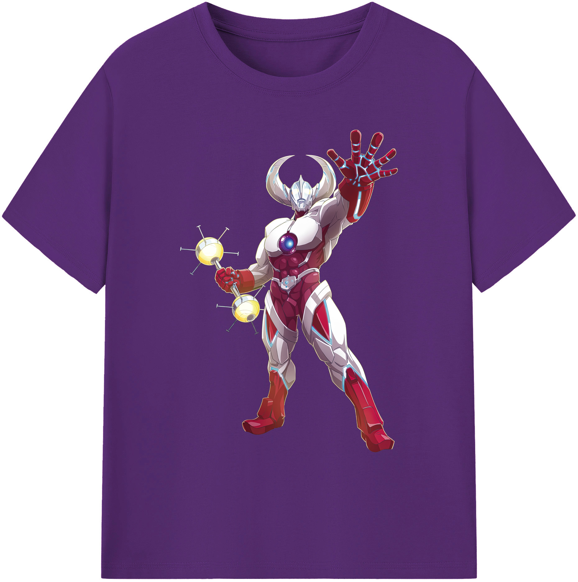 （画像用） ウルトラマン Ultraman 綿100％ メンズ半袖Tシャツ｜肌触りやわらか＆通気性