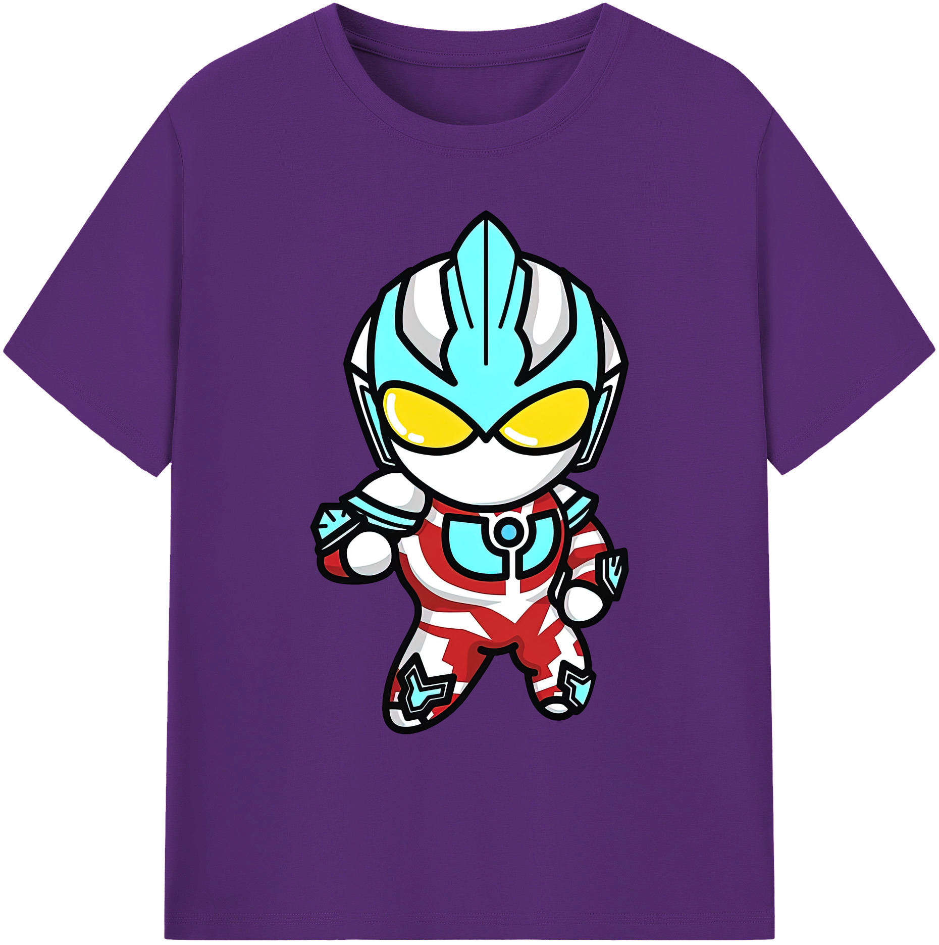 （画像用） ウルトラマン Ultraman 綿100％ メンズ半袖Tシャツ｜肌触りやわらか＆通気性