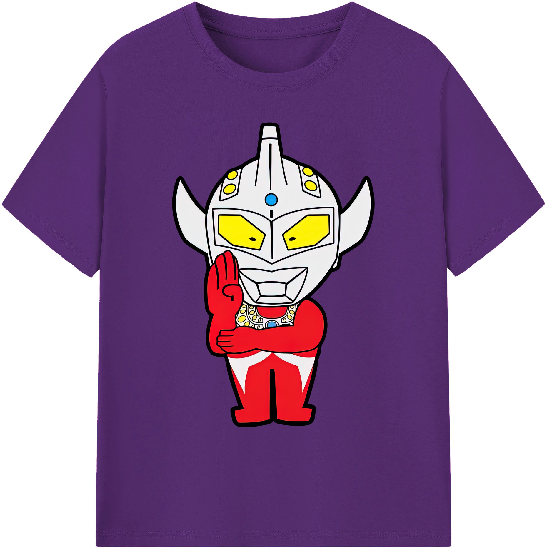 （画像用） ウルトラマン Ultraman 綿100％ メンズ半袖Tシャツ｜肌触りやわらか＆通気性