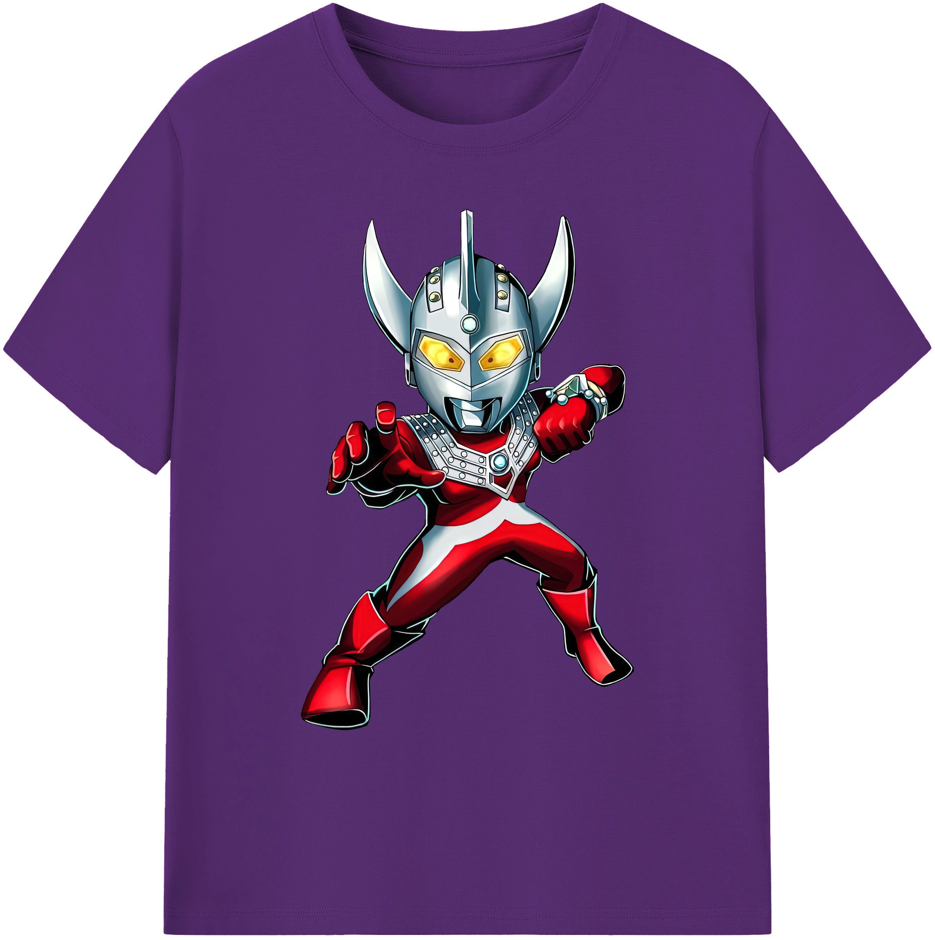 （画像用） ウルトラマン Ultraman 綿100％ メンズ半袖Tシャツ｜肌触りやわらか＆通気性