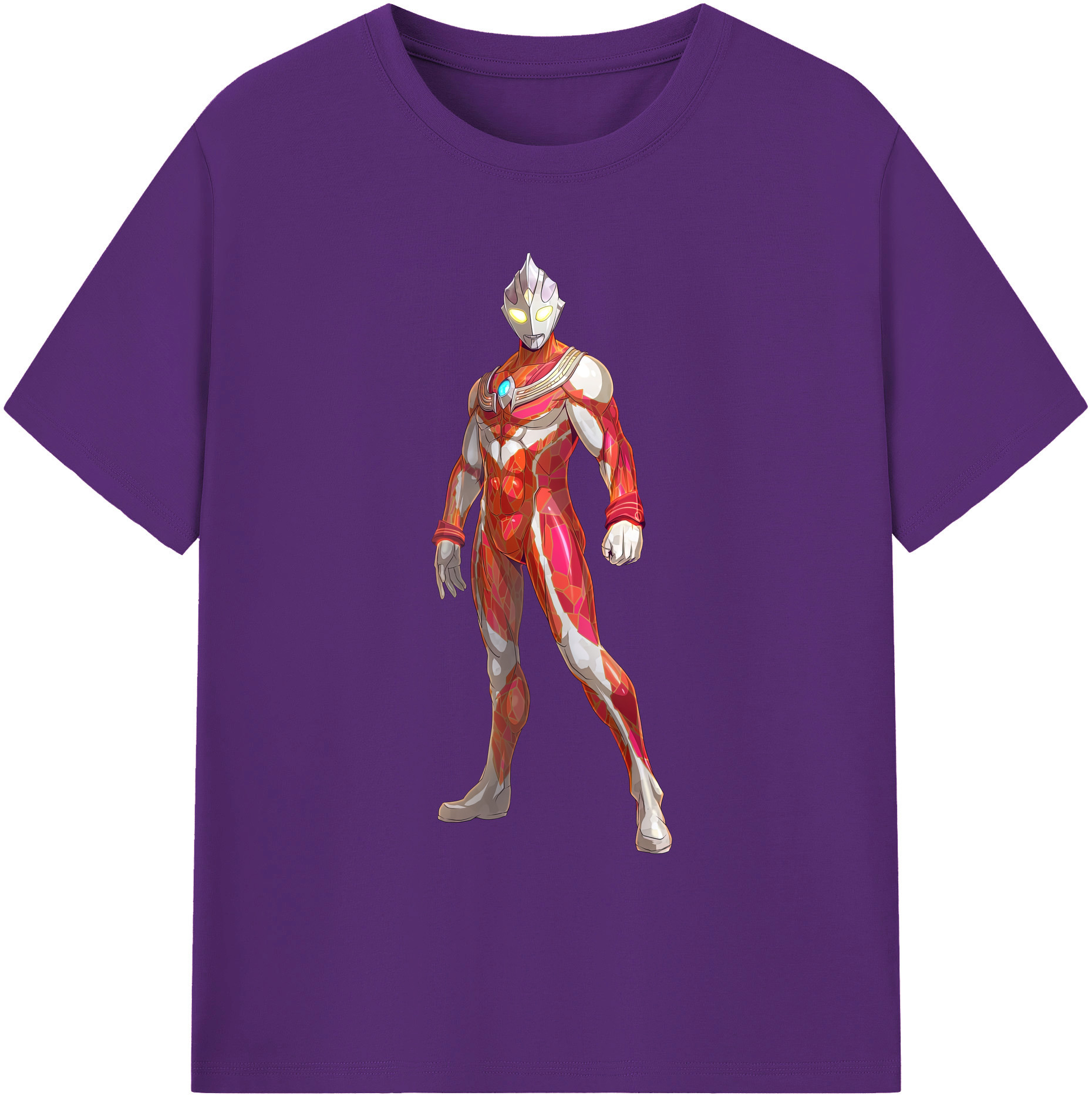 （画像用） ウルトラマン Ultraman 綿100％ メンズ半袖Tシャツ｜肌触りやわらか＆通気性