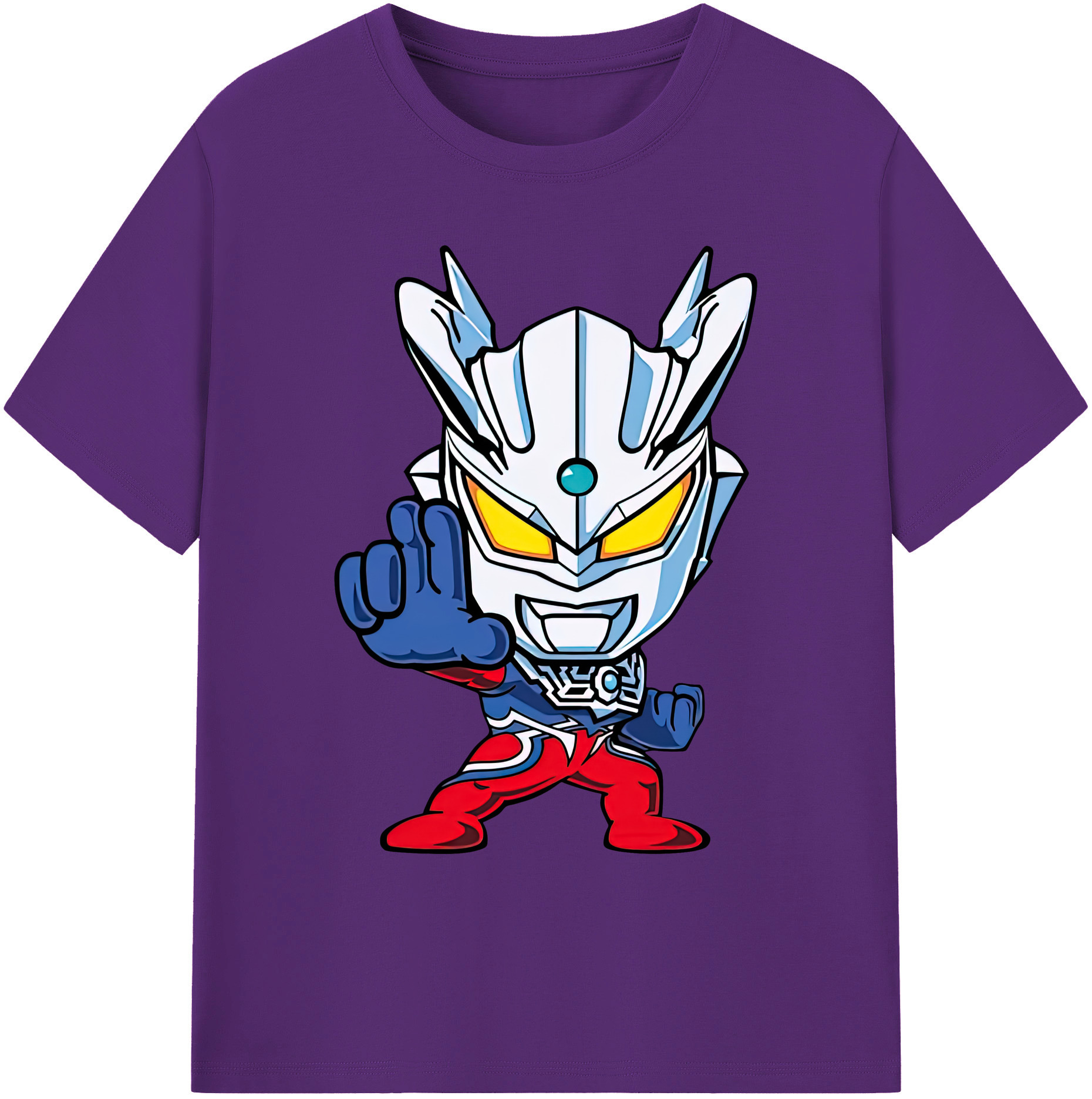 （画像用） ウルトラマン Ultraman 綿100％ メンズ半袖Tシャツ｜肌触りやわらか＆通気性