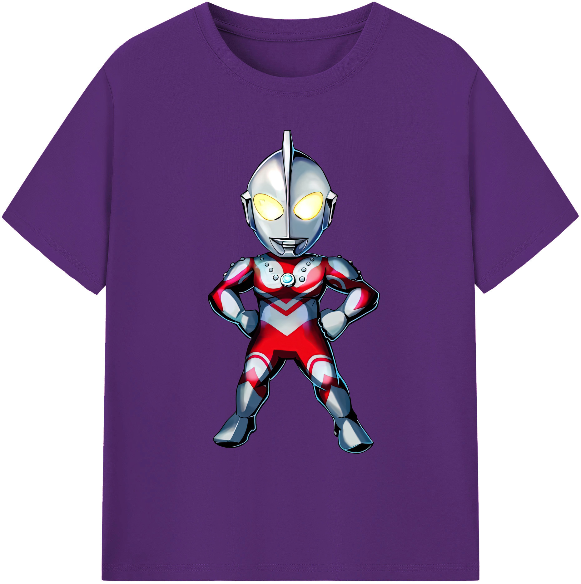 （画像用） ウルトラマン Ultraman 綿100％ メンズ半袖Tシャツ｜肌触りやわらか＆通気性