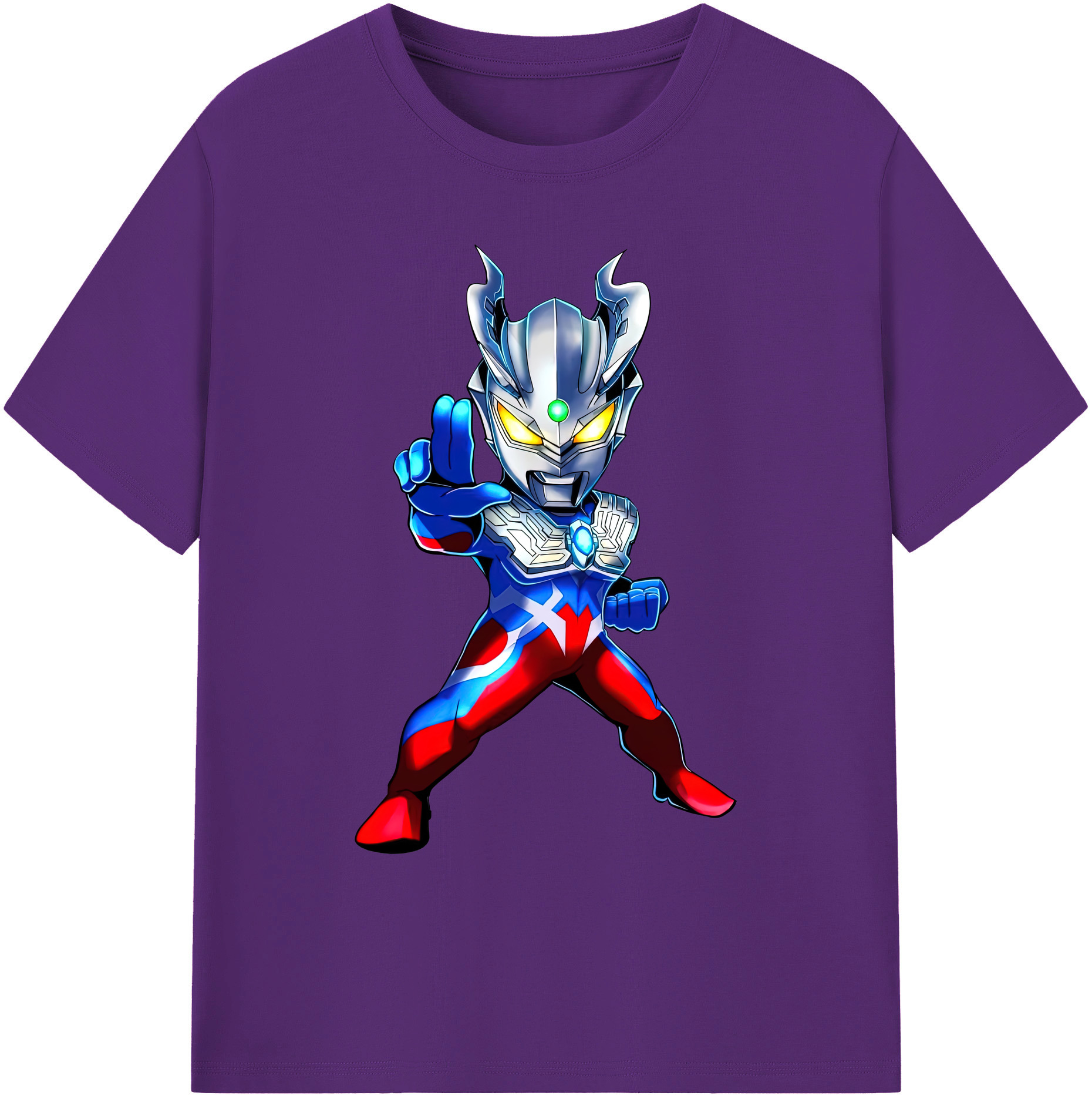 （画像用） ウルトラマン Ultraman 綿100％ メンズ半袖Tシャツ｜肌触りやわらか＆通気性