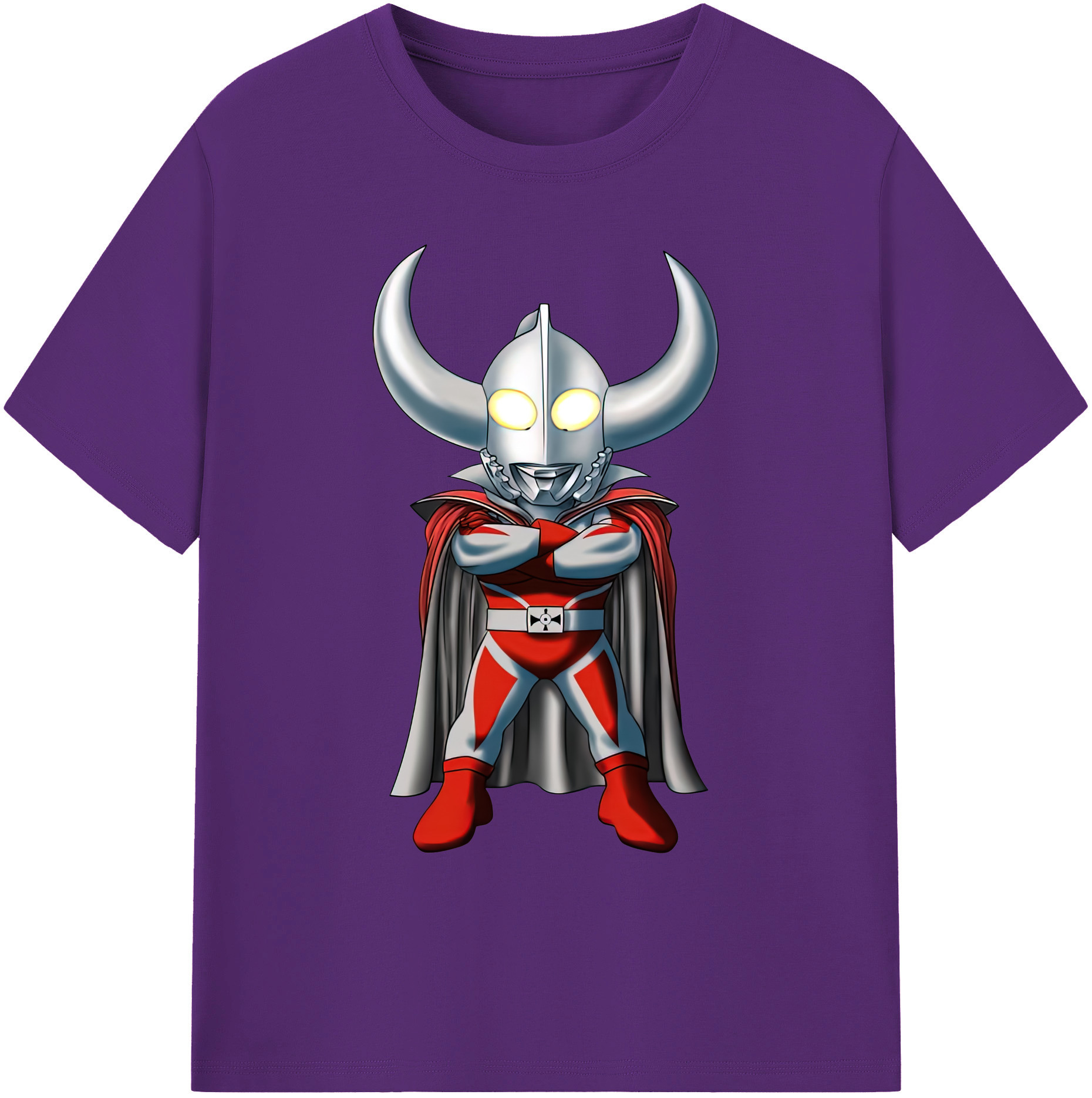 （画像用） ウルトラマン Ultraman 綿100％ メンズ半袖Tシャツ｜肌触りやわらか＆通気性
