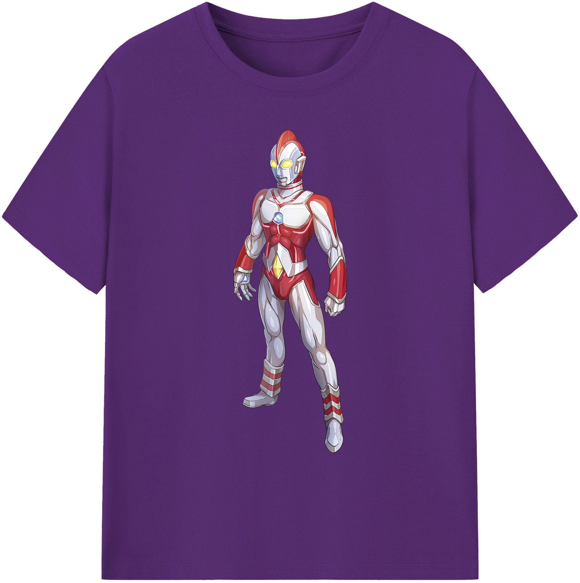 （画像用） ウルトラマン Ultraman 綿100％ メンズ半袖Tシャツ｜肌触りやわらか＆通気性