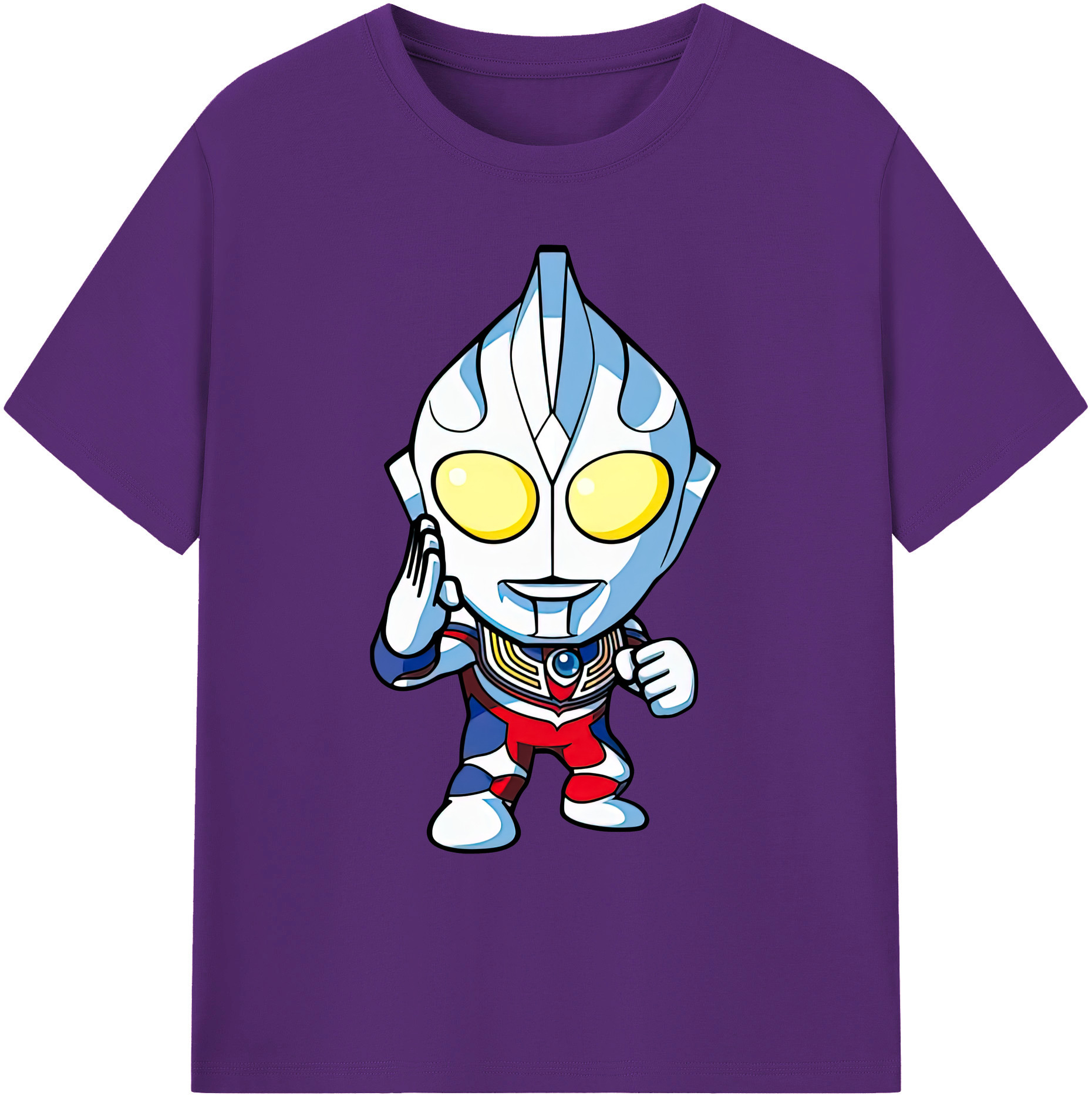 （画像用） ウルトラマン Ultraman 綿100％ メンズ半袖Tシャツ｜肌触りやわらか＆通気性