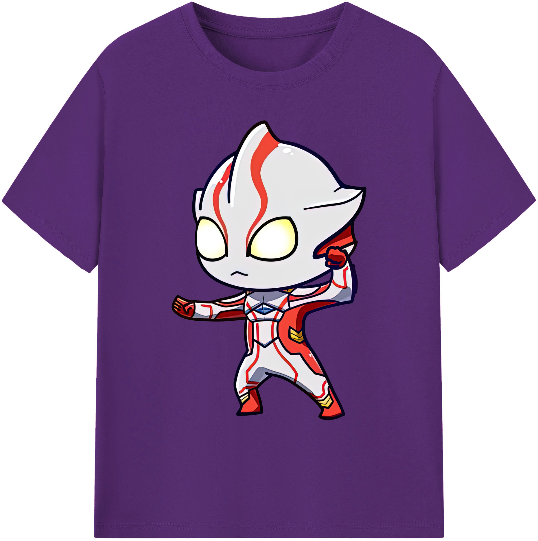 （画像用） ウルトラマン Ultraman 綿100％ メンズ半袖Tシャツ｜肌触りやわらか＆通気性