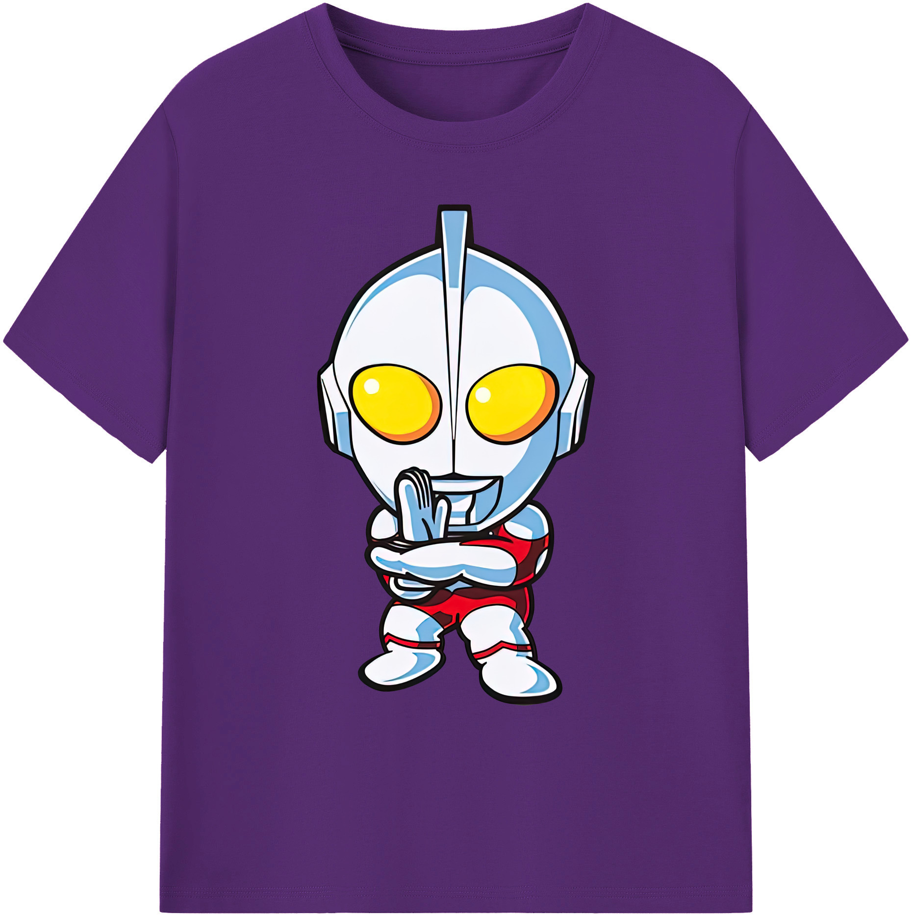 （画像用） ウルトラマン Ultraman 綿100％ メンズ半袖Tシャツ｜肌触りやわらか＆通気性