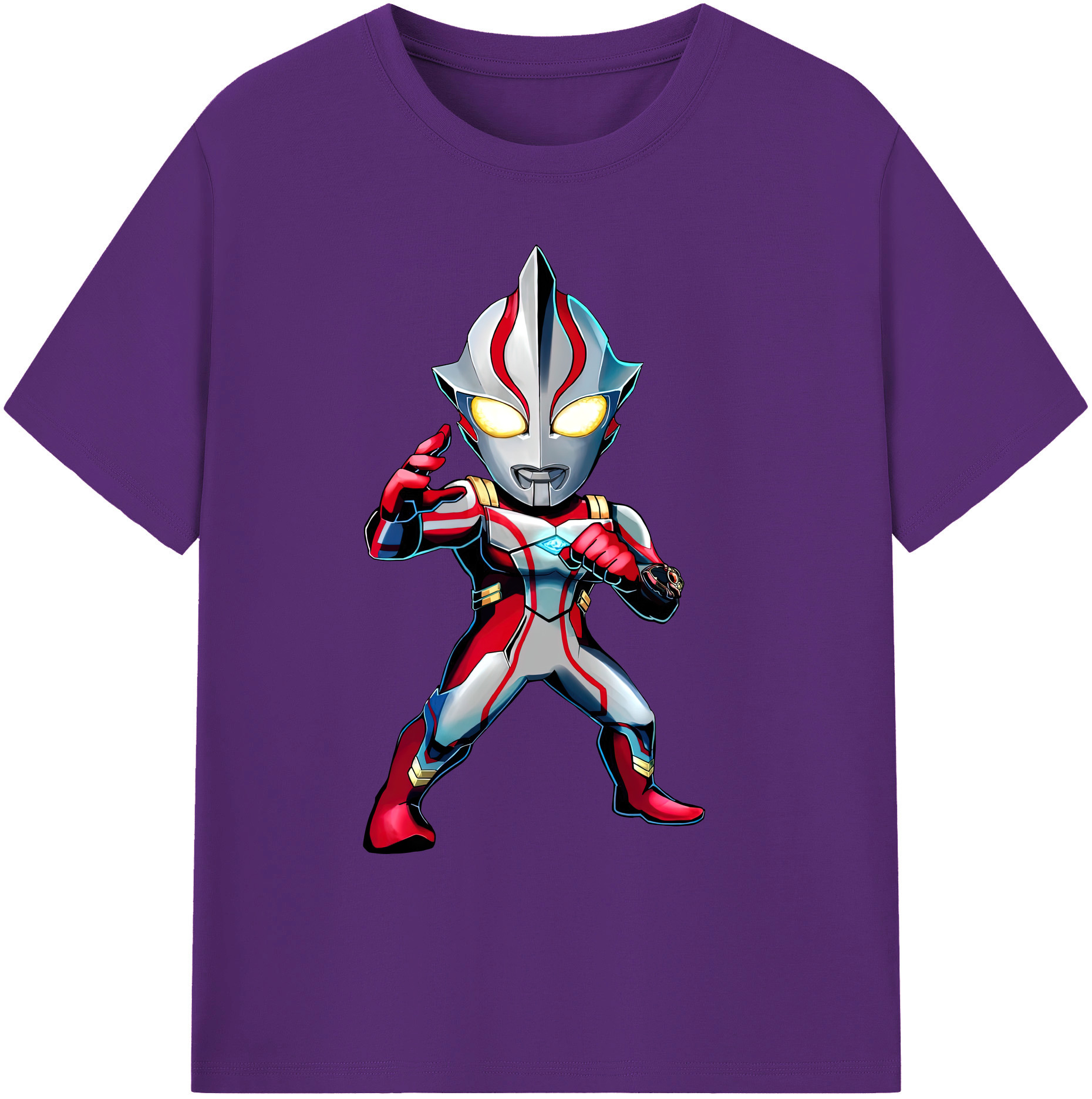 （画像用） ウルトラマン Ultraman 綿100％ メンズ半袖Tシャツ｜肌触りやわらか＆通気性
