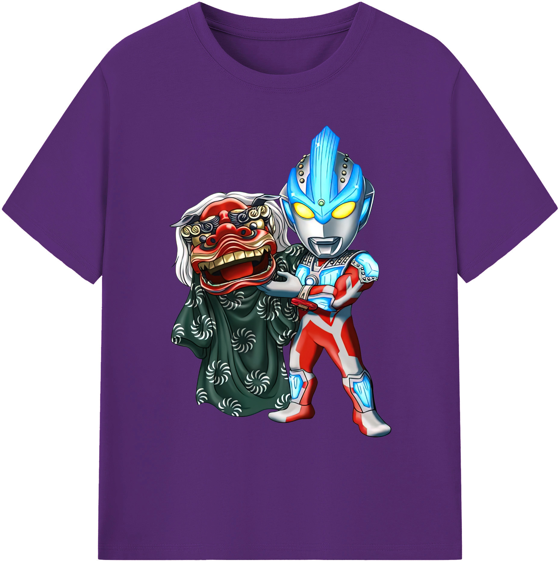 （画像用） ウルトラマン Ultraman 綿100％ メンズ半袖Tシャツ｜肌触りやわらか＆通気性