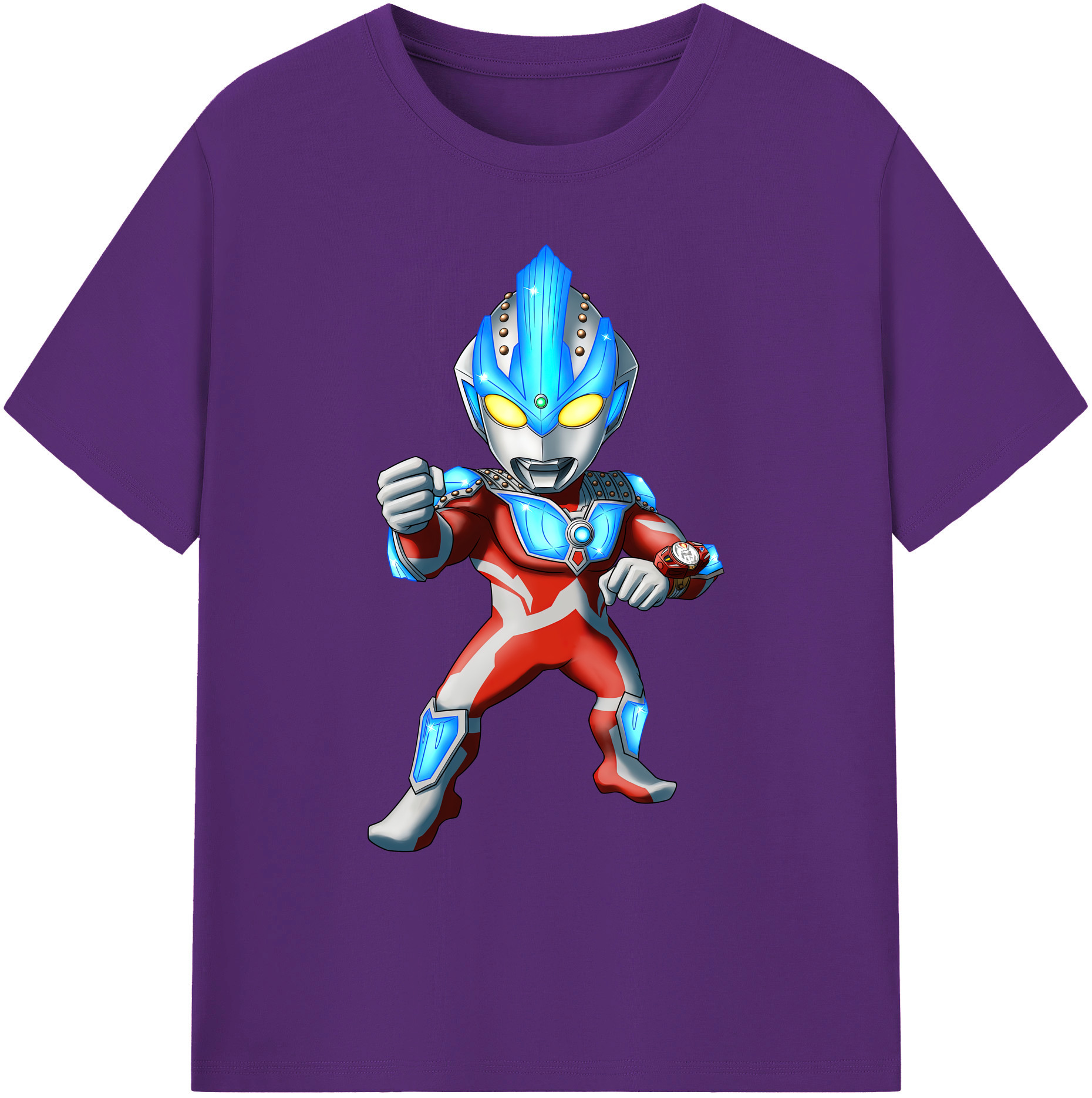 （画像用） ウルトラマン Ultraman 綿100％ メンズ半袖Tシャツ｜肌触りやわらか＆通気性