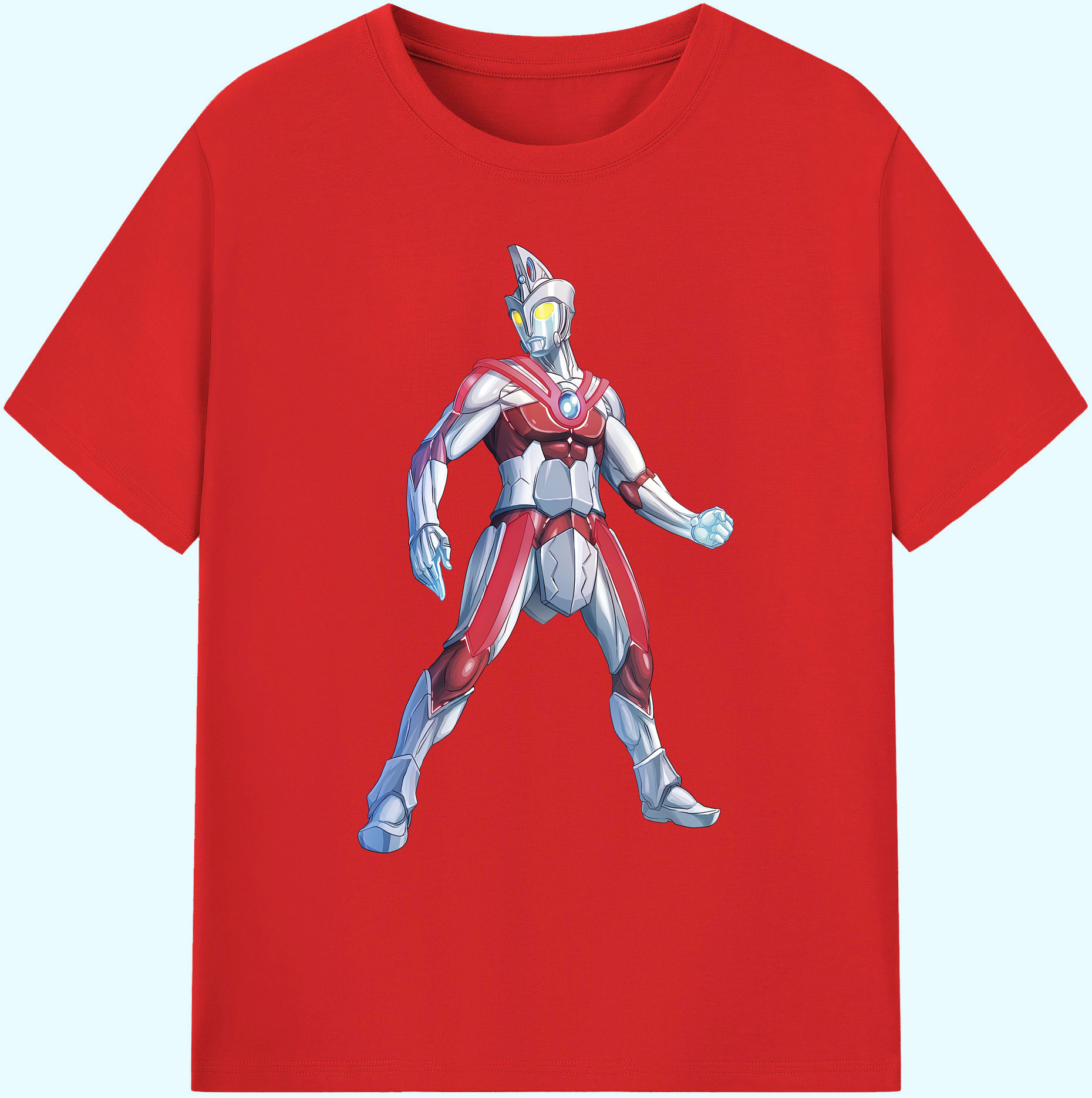 （画像用） ウルトラマン Ultraman 綿100％ メンズ半袖Tシャツ｜肌触りやわらか＆通気性