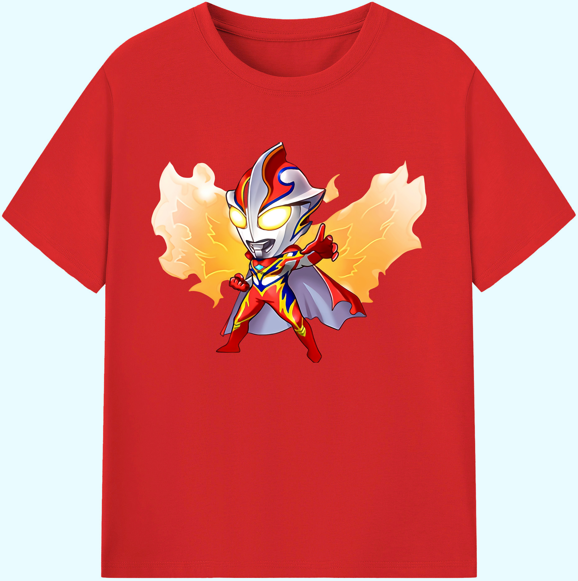 （画像用） ウルトラマン Ultraman 綿100％ メンズ半袖Tシャツ｜肌触りやわらか＆通気性