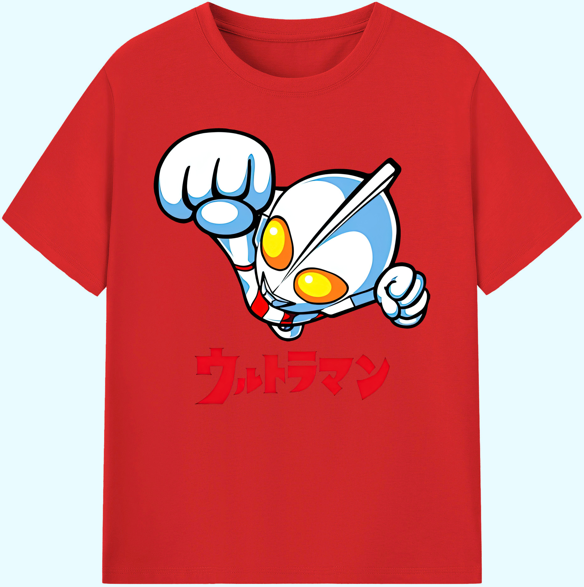 （画像用） ウルトラマン Ultraman 綿100％ メンズ半袖Tシャツ｜肌触りやわらか＆通気性