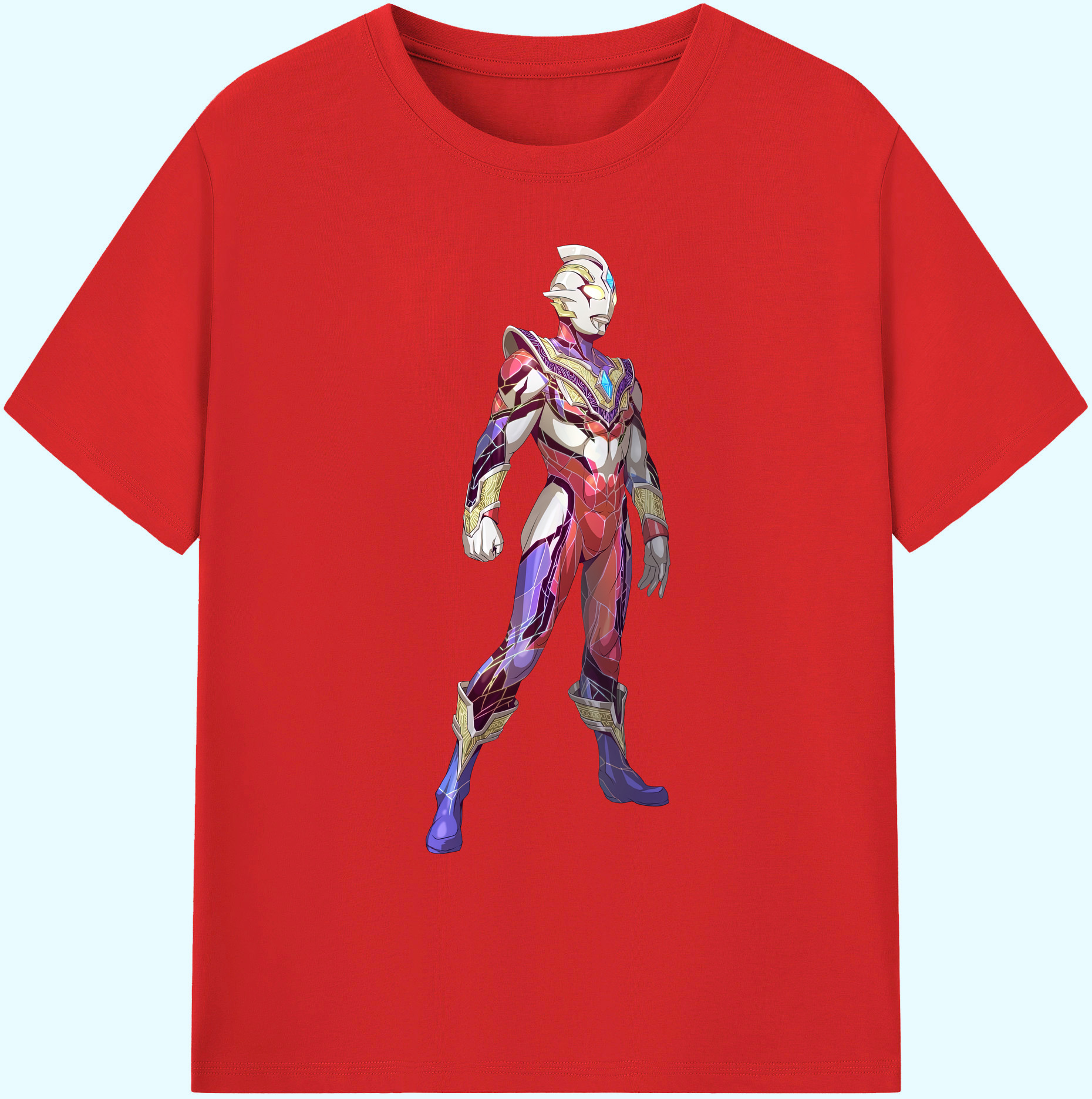 （画像用） ウルトラマン Ultraman 綿100％ メンズ半袖Tシャツ｜肌触りやわらか＆通気性