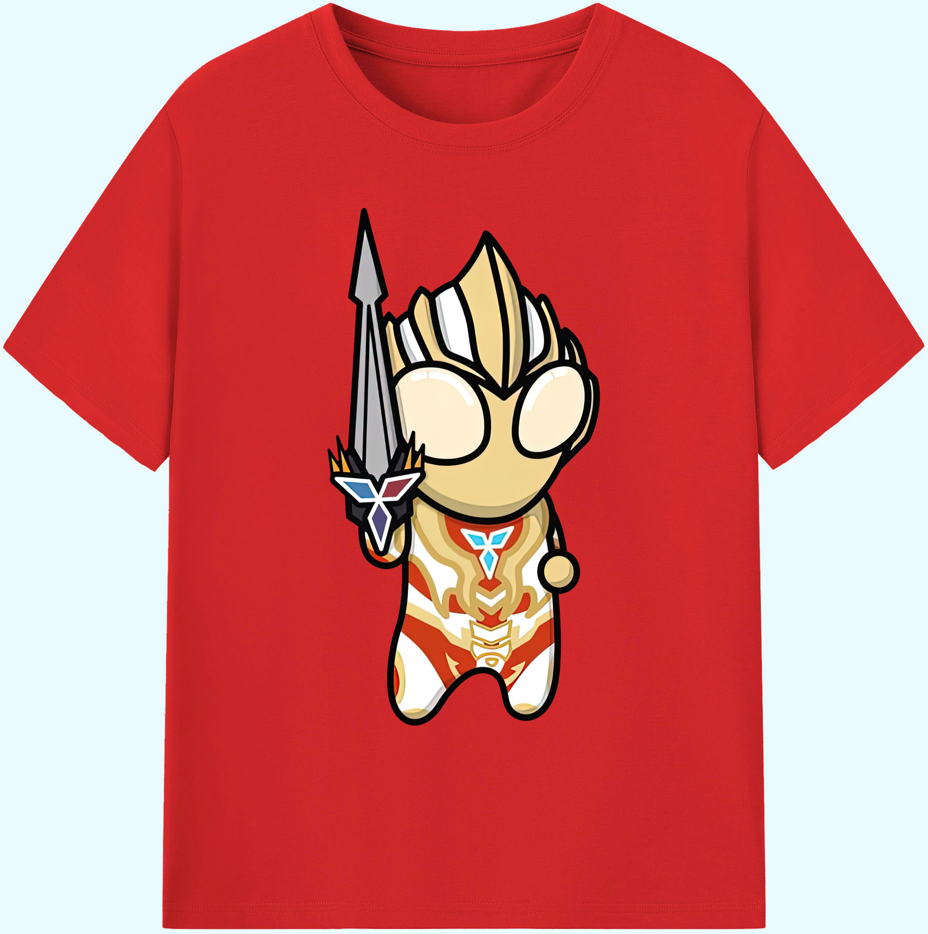 （画像用） ウルトラマン Ultraman 綿100％ メンズ半袖Tシャツ｜肌触りやわらか＆通気性