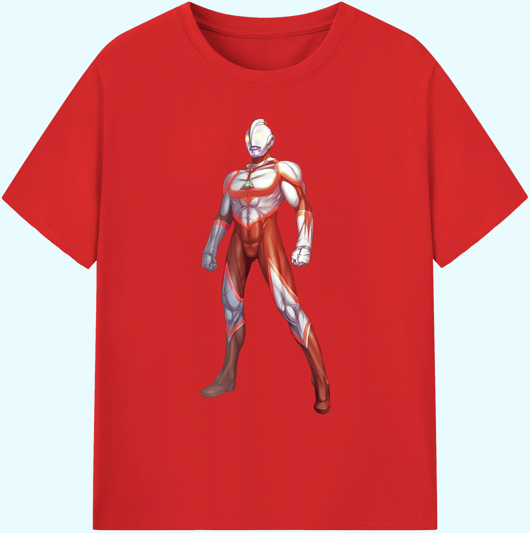 （画像用） ウルトラマン Ultraman 綿100％ メンズ半袖Tシャツ｜肌触りやわらか＆通気性