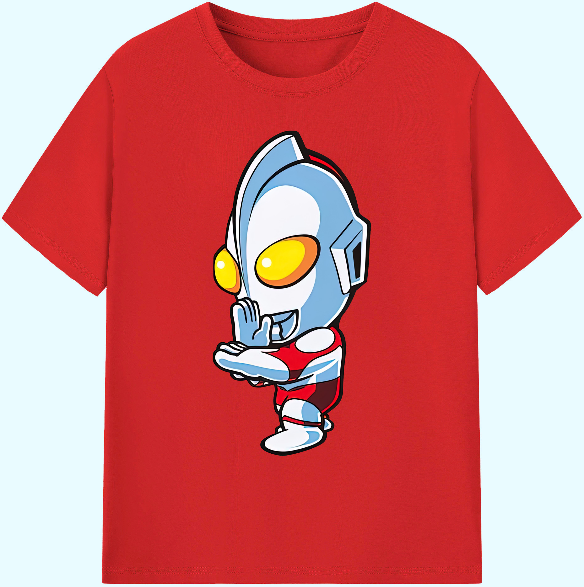 （画像用） ウルトラマン Ultraman 綿100％ メンズ半袖Tシャツ｜肌触りやわらか＆通気性