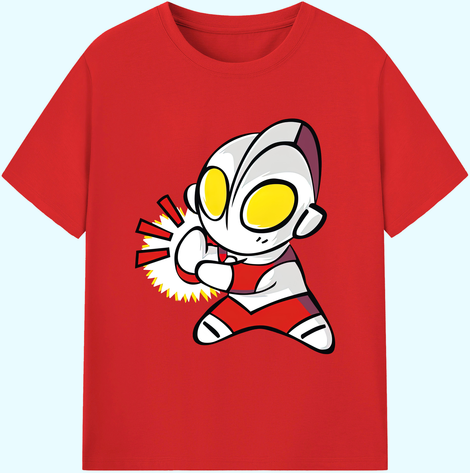 （画像用） ウルトラマン Ultraman 綿100％ メンズ半袖Tシャツ｜肌触りやわらか＆通気性