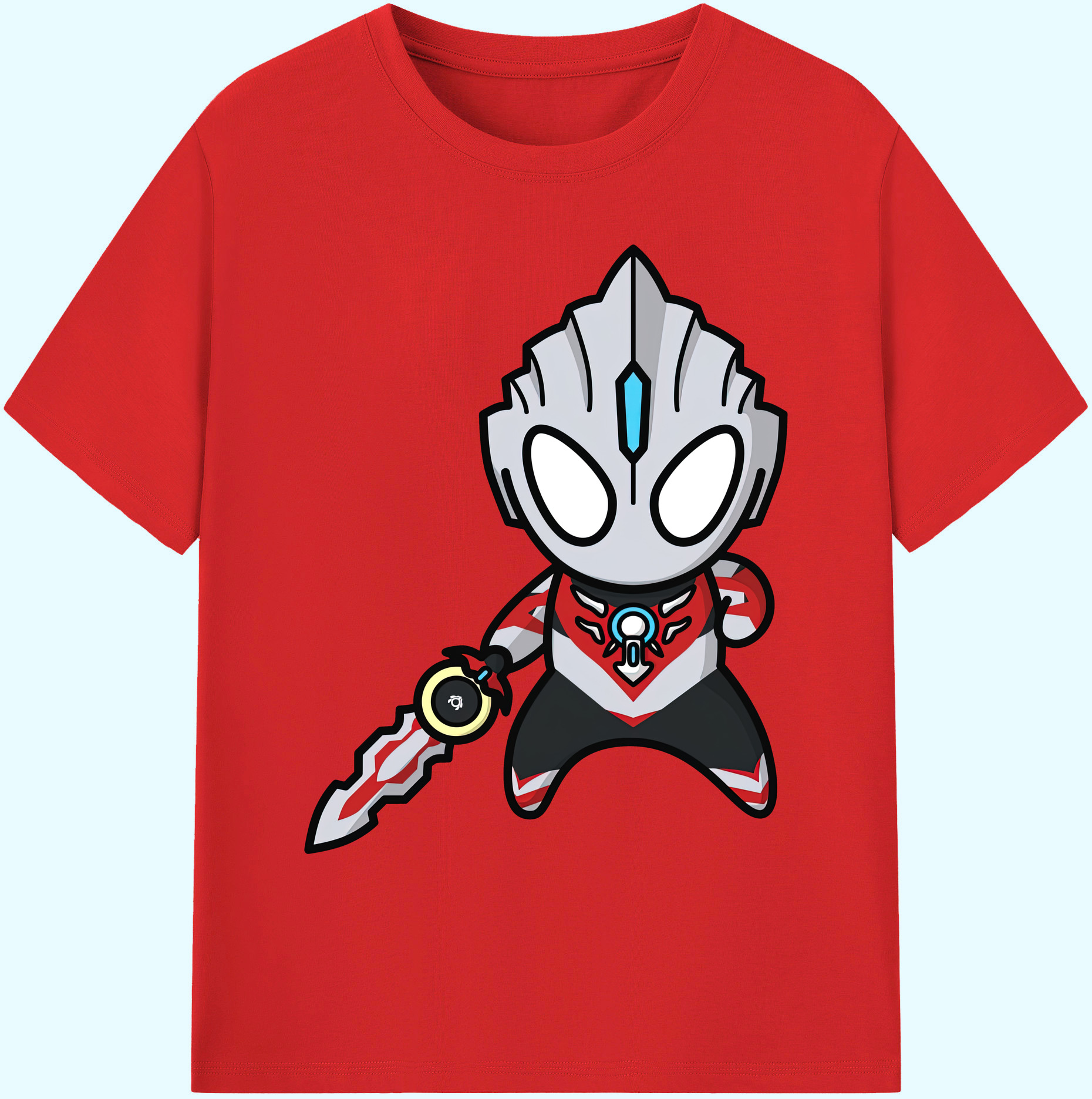 （画像用） ウルトラマン Ultraman 綿100％ メンズ半袖Tシャツ｜肌触りやわらか＆通気性