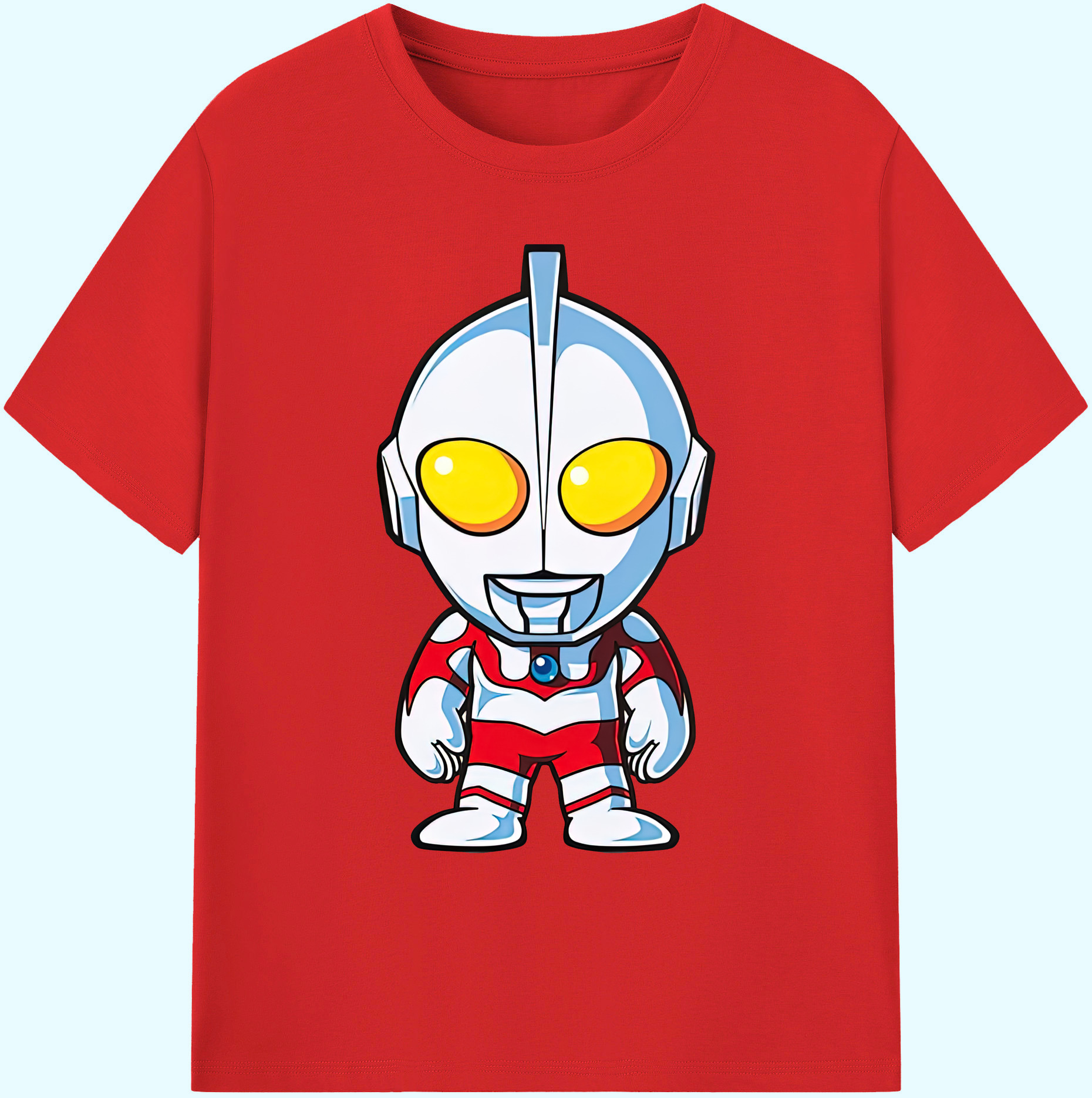 （画像用） ウルトラマン Ultraman 綿100％ メンズ半袖Tシャツ｜肌触りやわらか＆通気性