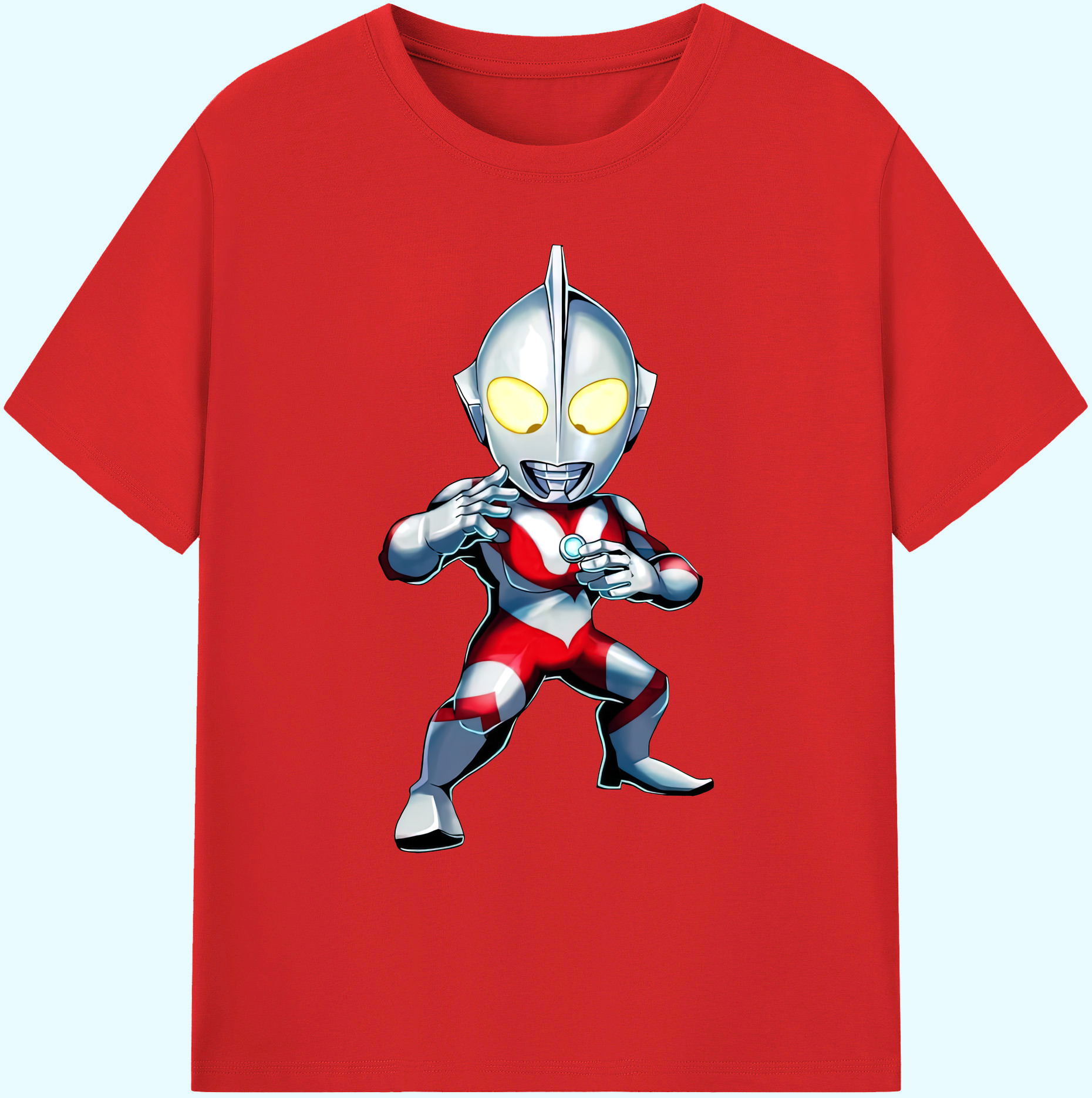 （画像用） ウルトラマン Ultraman 綿100％ メンズ半袖Tシャツ｜肌触りやわらか＆通気性