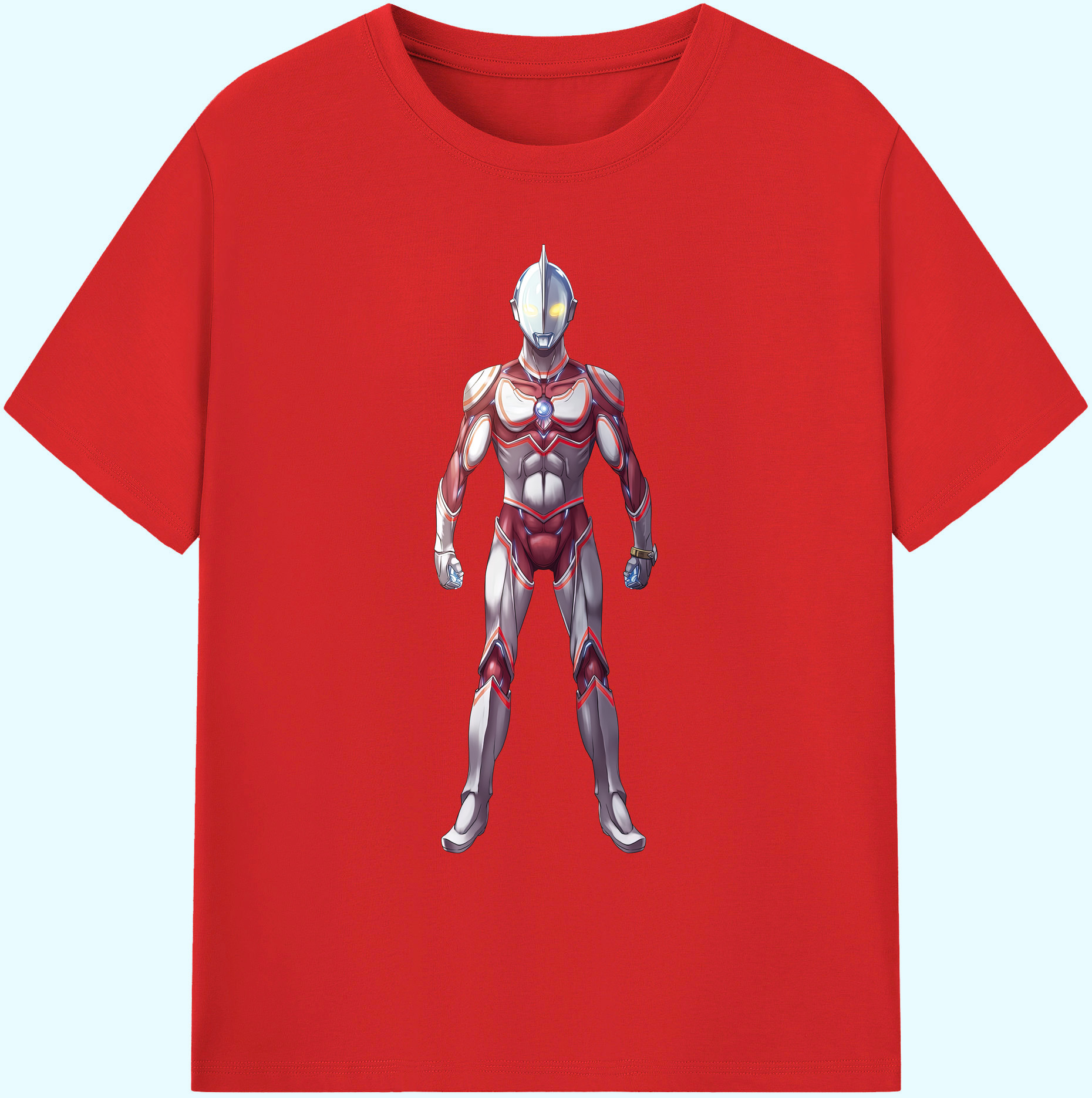 （画像用） ウルトラマン Ultraman 綿100％ メンズ半袖Tシャツ｜肌触りやわらか＆通気性