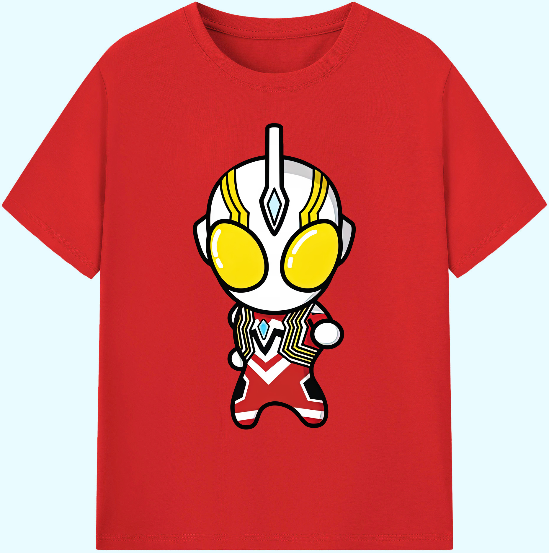 （画像用） ウルトラマン Ultraman 綿100％ メンズ半袖Tシャツ｜肌触りやわらか＆通気性