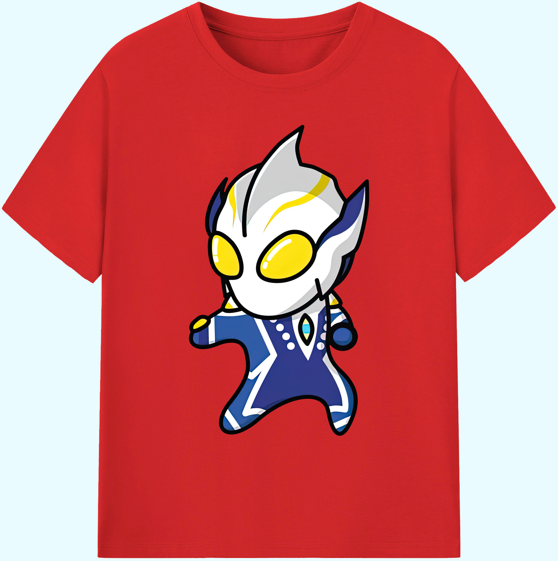 （画像用） ウルトラマン Ultraman 綿100％ メンズ半袖Tシャツ｜肌触りやわらか＆通気性